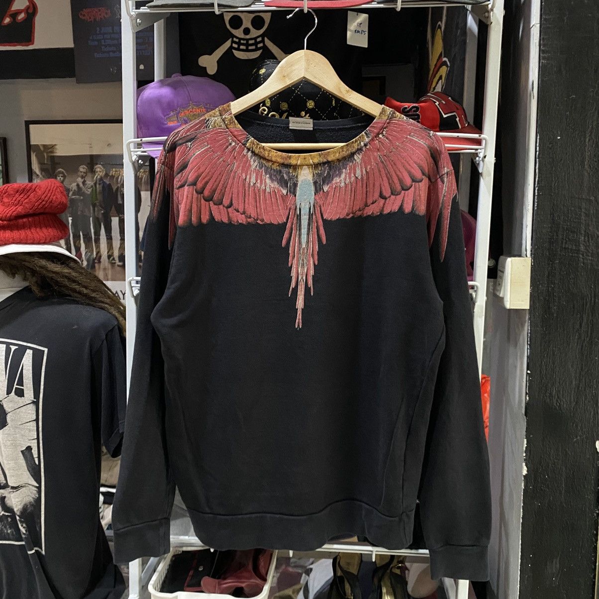 Marcelo Burlon Vintage Marcelo Burlon Wing Print Sweatshirt Size US S / EU 44-46 / 1 - 1 Thumbnail