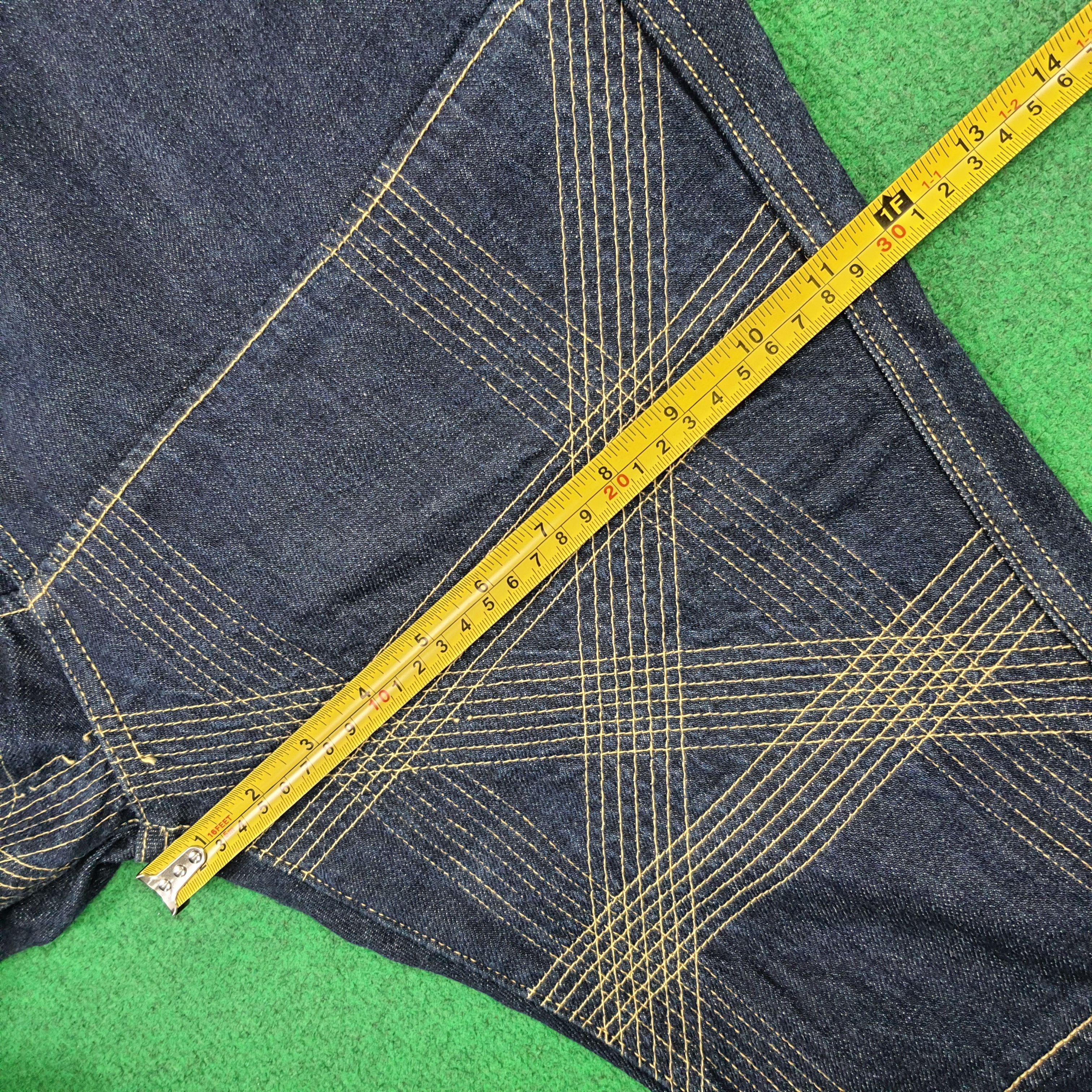 Kapital Vintage KAPITAL Japan Denim Monkey Stitching Pants C297N20 Size US 32 / EU 48 - 14 Thumbnail