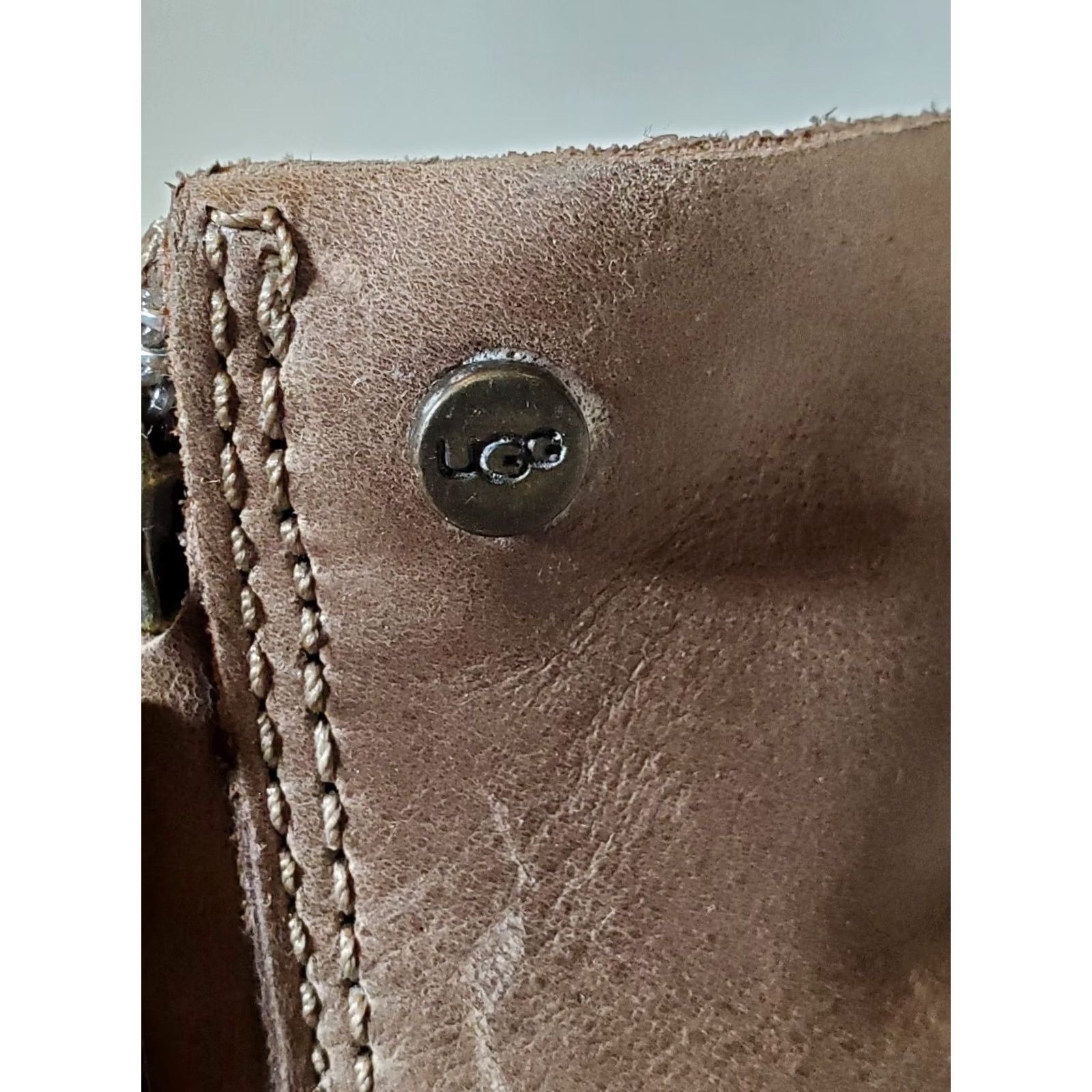 Ugg UGG Bandara Brown Leather Back Zip Ankle Boots Womens Size 9 EU Size US 9 / IT 39 - 7 Thumbnail