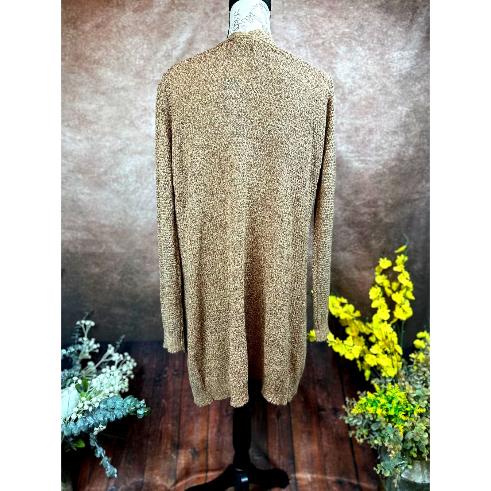 Other Love Ellie Speckled Long Open Front Cardigan Brown- size M Size M / US 6-8 / IT 42-44 - 8 Thumbnail