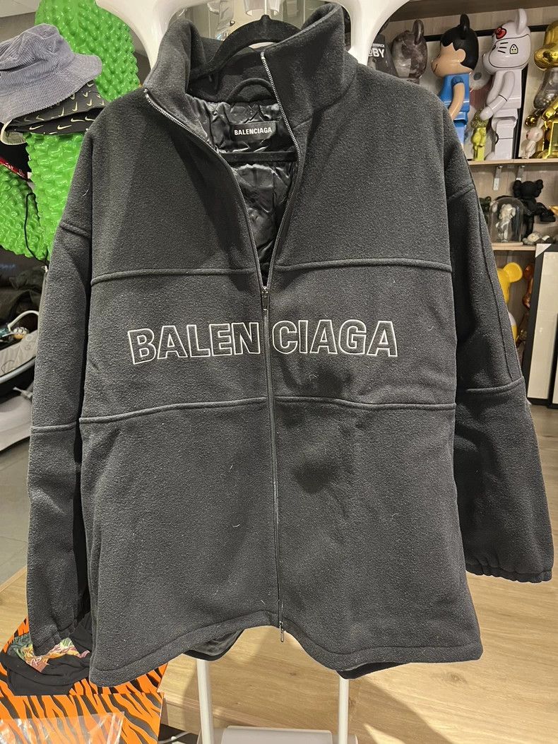 Balenciaga Balenciaga Wool Cotton Coat Size US S / EU 44-46 / 1 - 1 Thumbnail