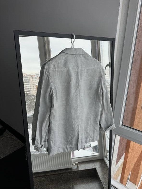 Fedeli Fedeli Linen Blazer Jacket Light Grey Men’s Sz S-M Size US S / EU 44-46 / 1 - 3 Thumbnail
