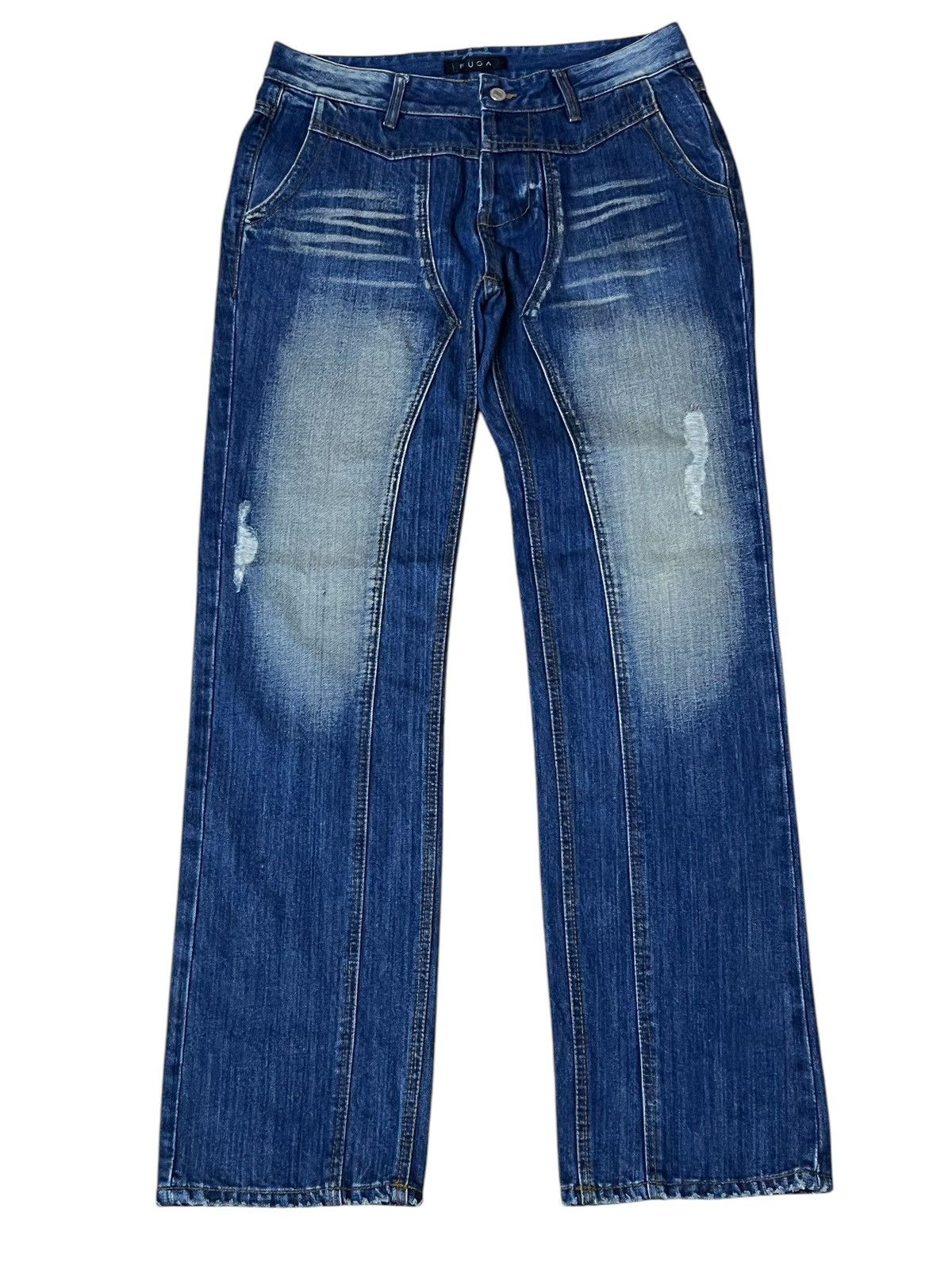 GOSTAR DE FUGA ARCHIVAL GOSTAR DE FUGA “FUGA” STRAIGHT CUT JEANS Size US 32 / EU 48 - 2 Thumbnail