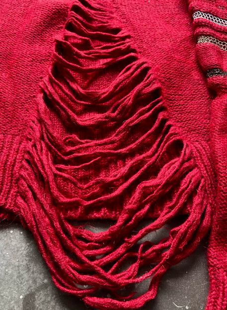 Nozomi Ishiguro Nozomi Ishiguro AW11 Runway Distressed Knit Long Sleeve Size XL / US 12-14 / IT 48-50 - 6 Thumbnail