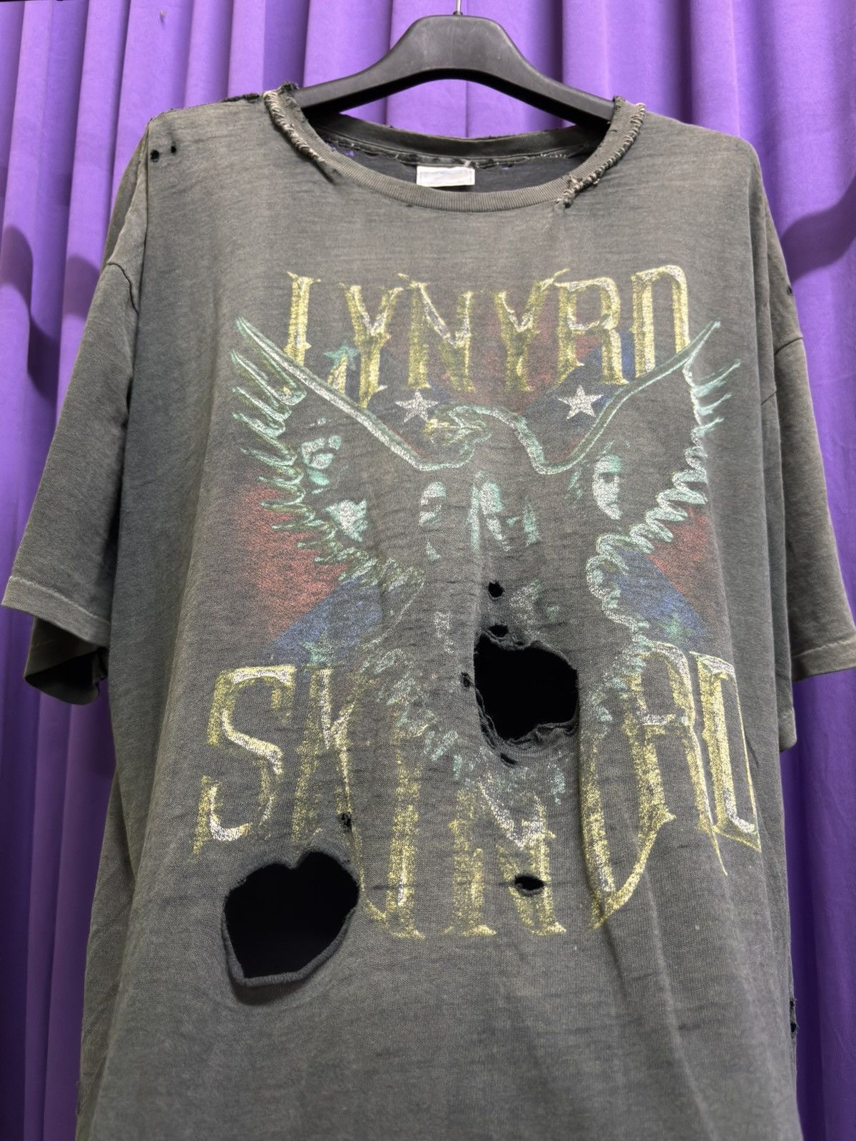 Band Tees vintage distressed sun faded lynyrd skynyrd thrashed erd Size US XL / EU 56 / 4 - 4 Thumbnail