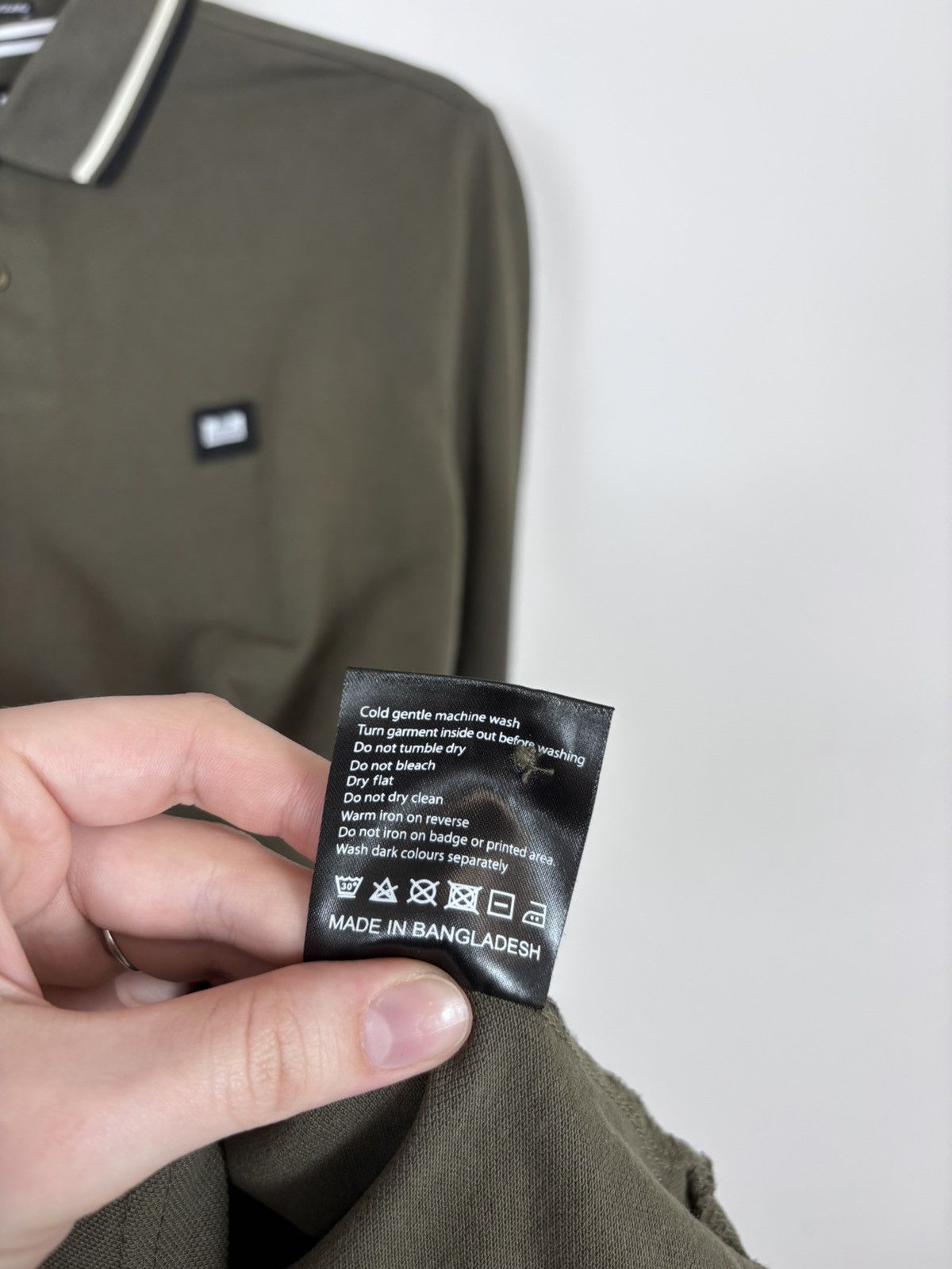 Weekend Offender Weekend Offender Men’s Khaki Long Sleeve Polo Shirt Size US S / EU 44-46 / 1 - 16 Thumbnail