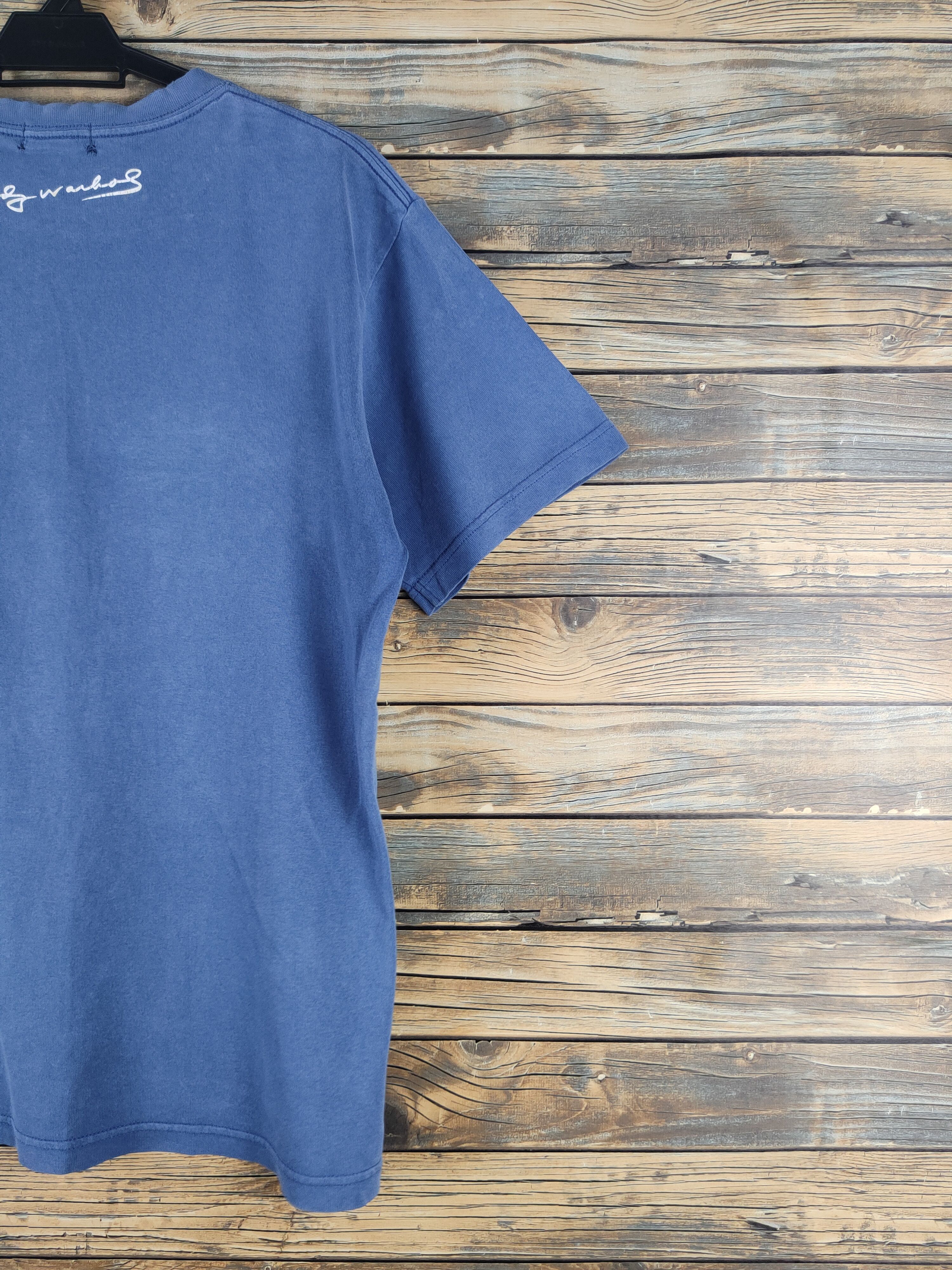 Andy Warhol DL Andy Warhol-Uniqlo Blue Short Sleeve T-shirt #2758 Size US L / EU 52-54 / 3 - 12 Thumbnail