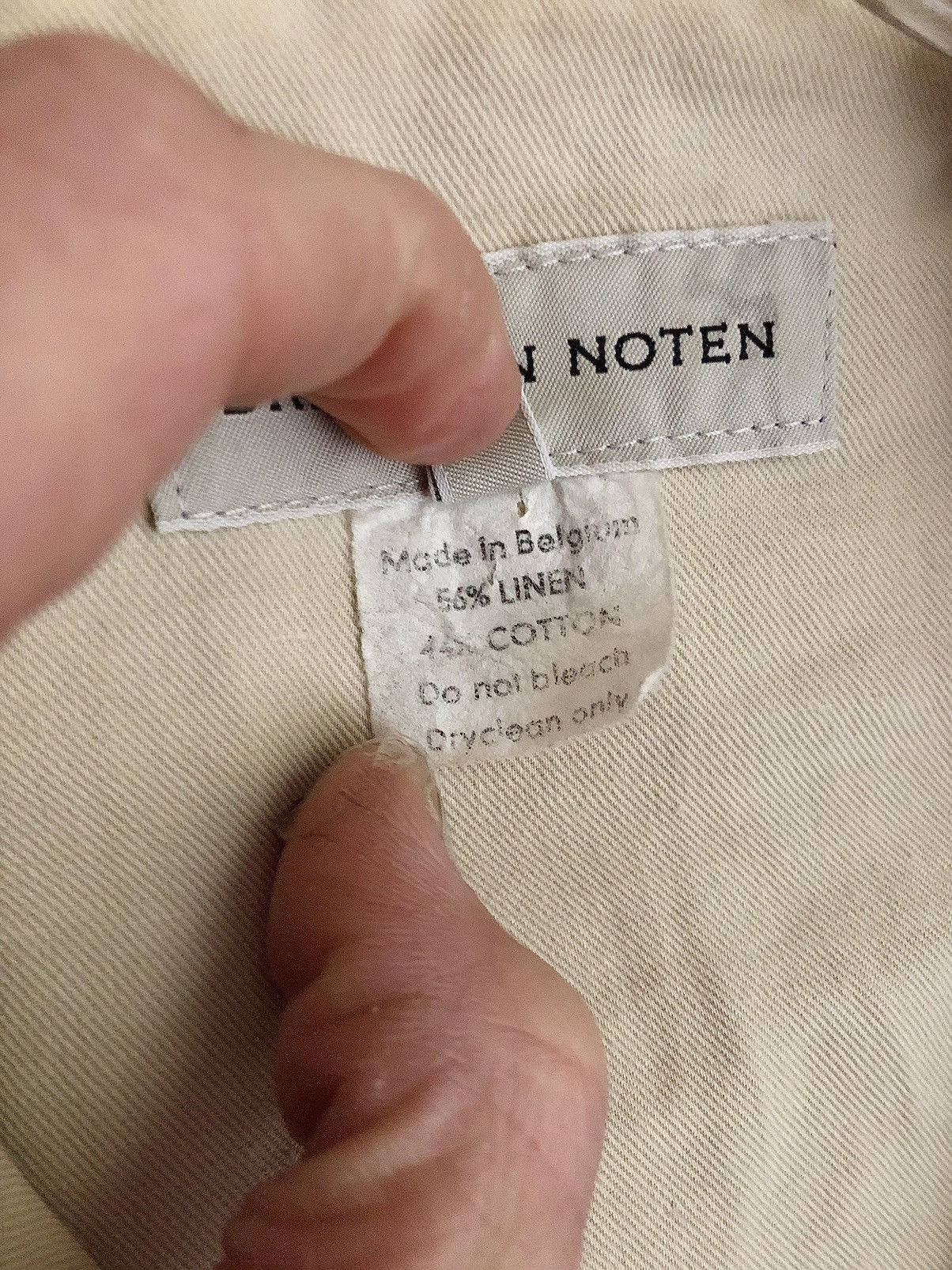Dries Van Noten Dries Van Noten Vintage Khaki Pleated Safari Jacket Size XS / US 0-2 / IT 36-38 - 13 Thumbnail
