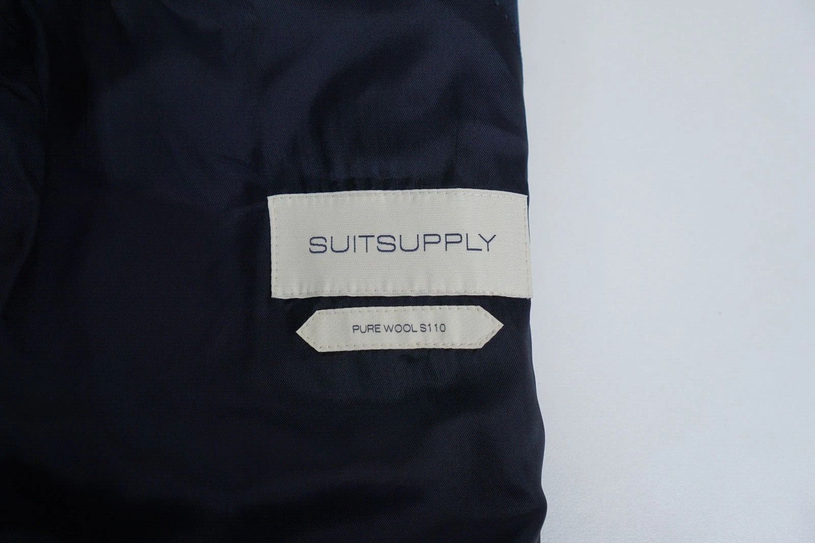 Suitsupply Men Suitsupply Blazer Lazio Pure Wool S110 Navy Blue UK/US48 Size 48R - 5 Thumbnail