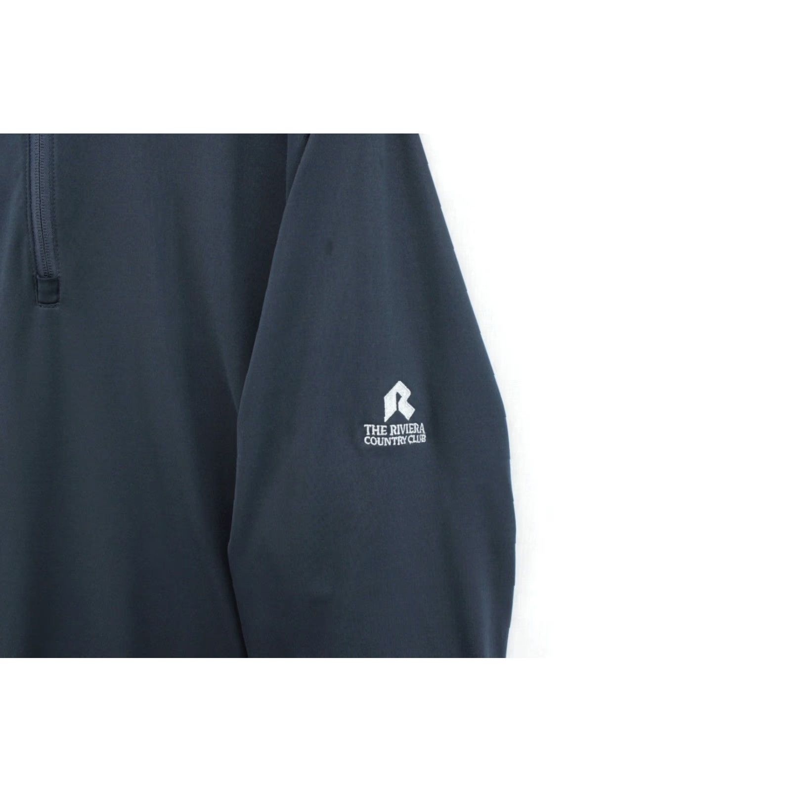 G/FORE G/Fore 1/4 Zip Performance Golf Shirt Men's 2XL Blue Long Sleeve Athleisure Regular Fit Size US XXL / EU 58 / 5 - 3 Thumbnail