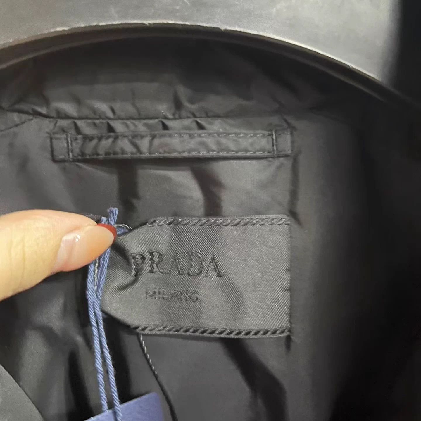 Prada Prada Black Solid Stand Collar Long Sleeve Down Jacket 48 Size US M / EU 48-50 / 2 - 3 Thumbnail