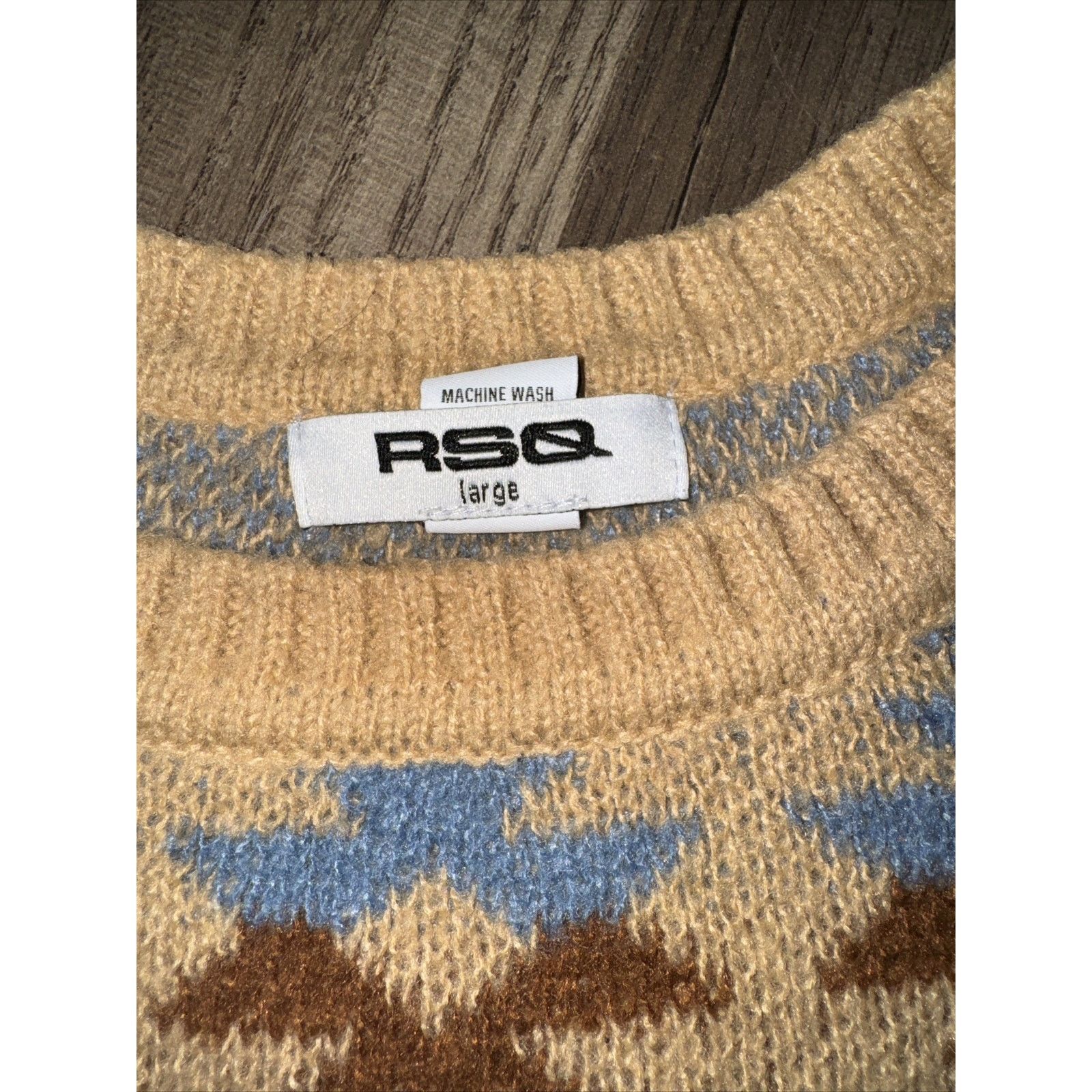 Pacsun Women’s Pacsun RSQ Knitted Sweatshirt Large 17x21 Size L / US 10 / IT 46 - 3 Thumbnail