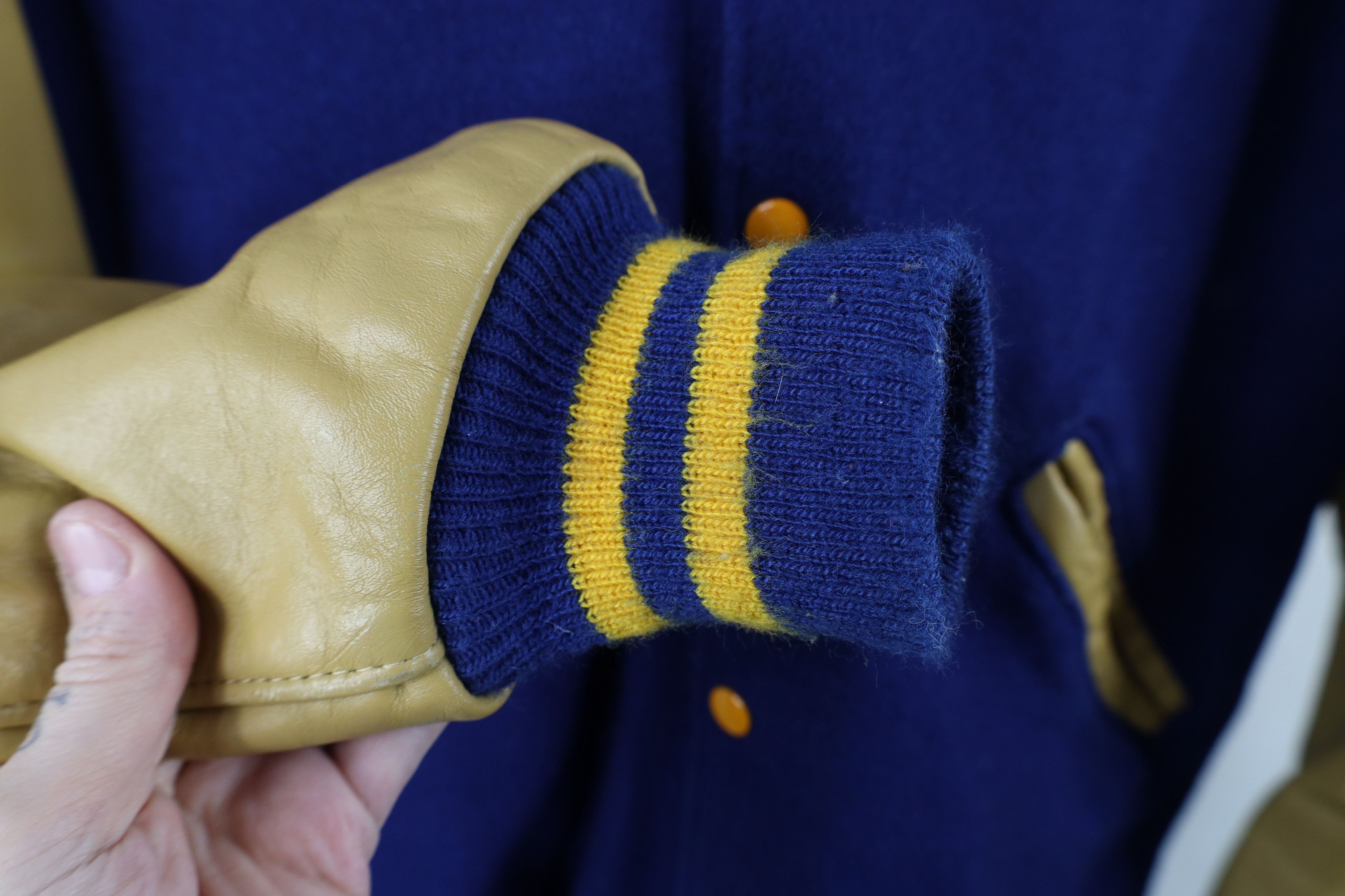 Vintage Vintage 80s Conference 1982 Football Varsity Jacket USA Size US L / EU 52-54 / 3 - 6 Thumbnail