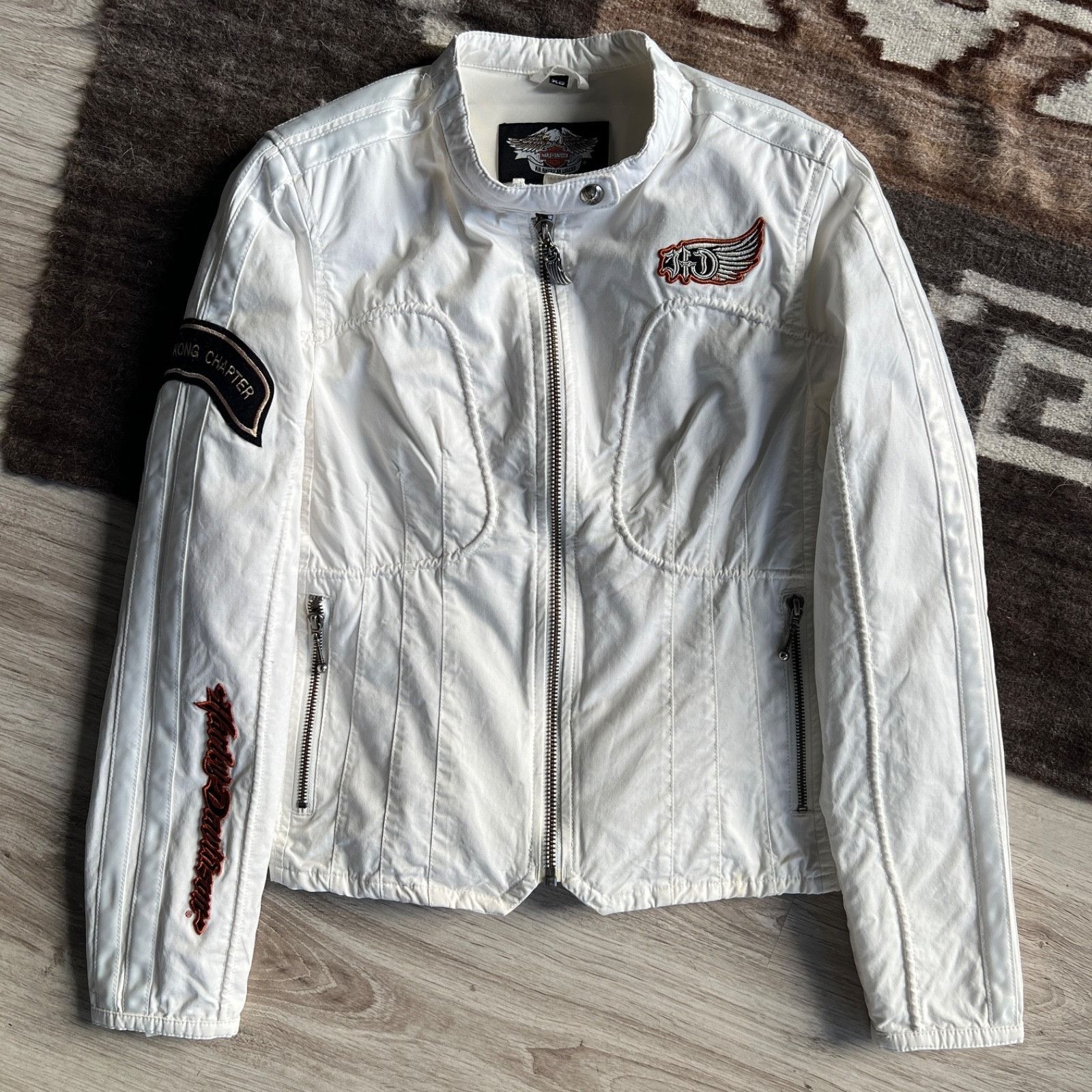 Harley Davidson Harley Davidson Y2K Biker Moto Jacket 9933AC Size XS / US 0-2 / IT 36-38 - 3 Thumbnail