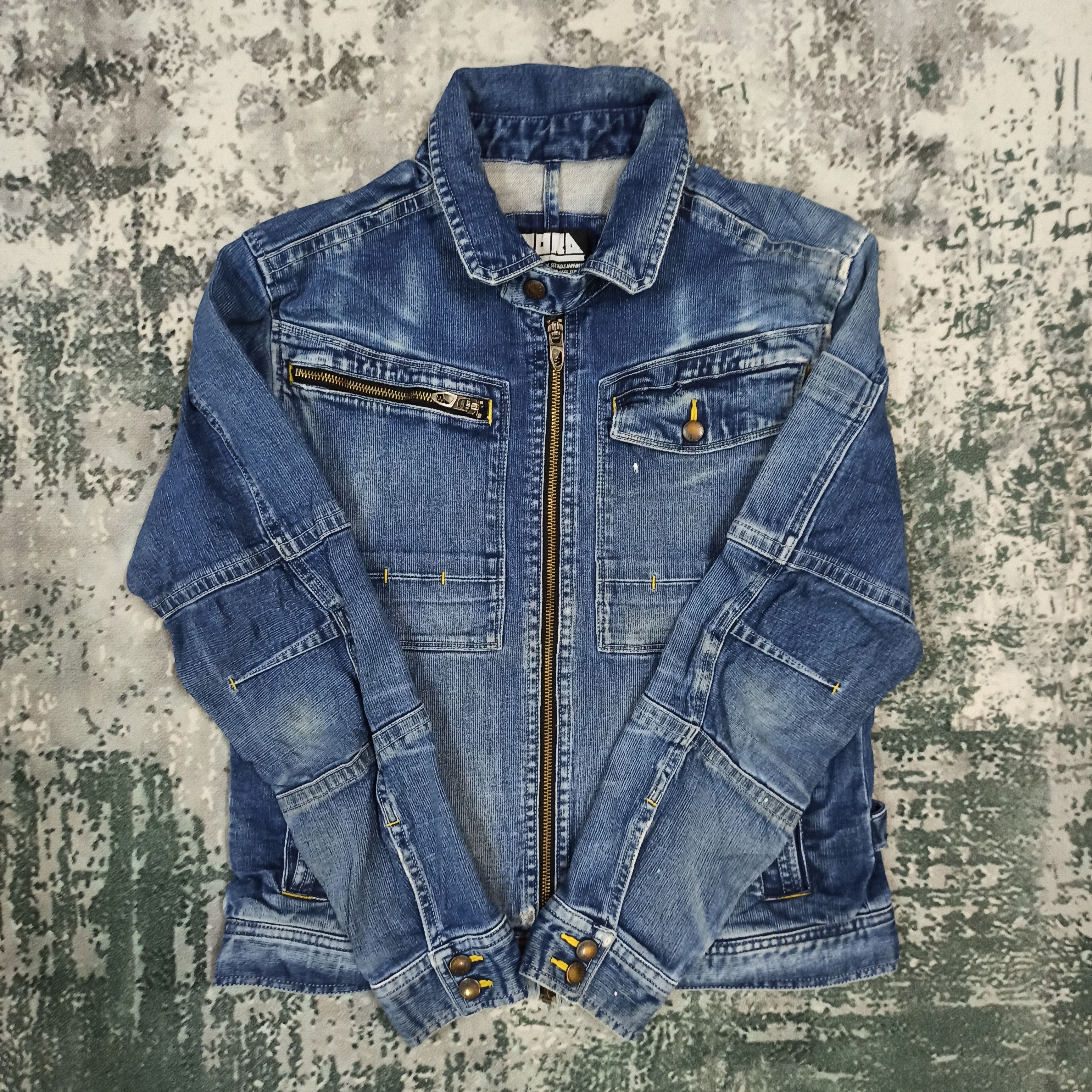 Japanese Brand 🔥Rare🔥 TORA Jacket Jeans Worker Japanese Brand Distressed Size US M / EU 48-50 / 2 - 4 Thumbnail