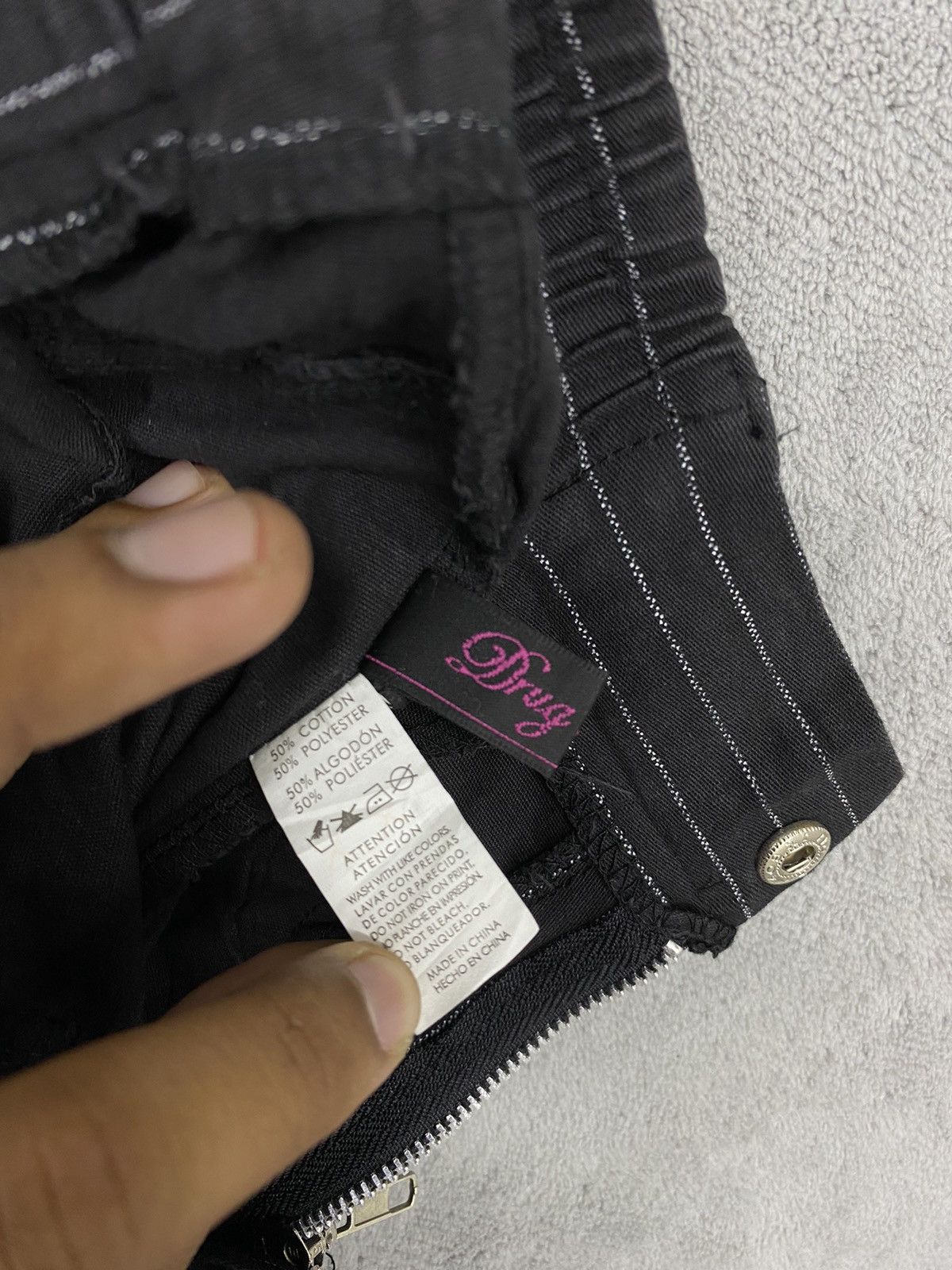 Japanese Brand Drug Honey Punk Pants Distressed Bondage Flared Size US 30 / EU 46 - 8 Thumbnail