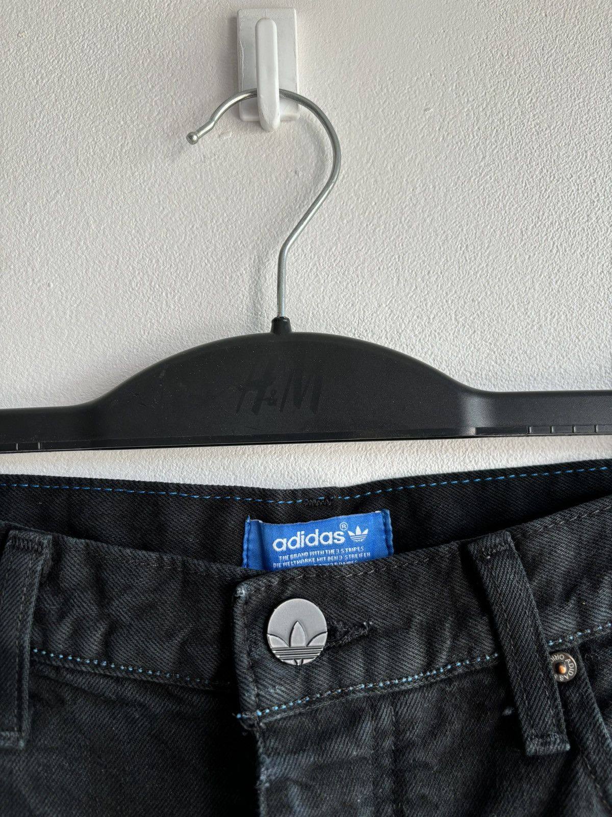 Adidas × Vintage vintage y2k retro adidas jeans sample straight Size 32" / US 10 / IT 46 - 2 Thumbnail