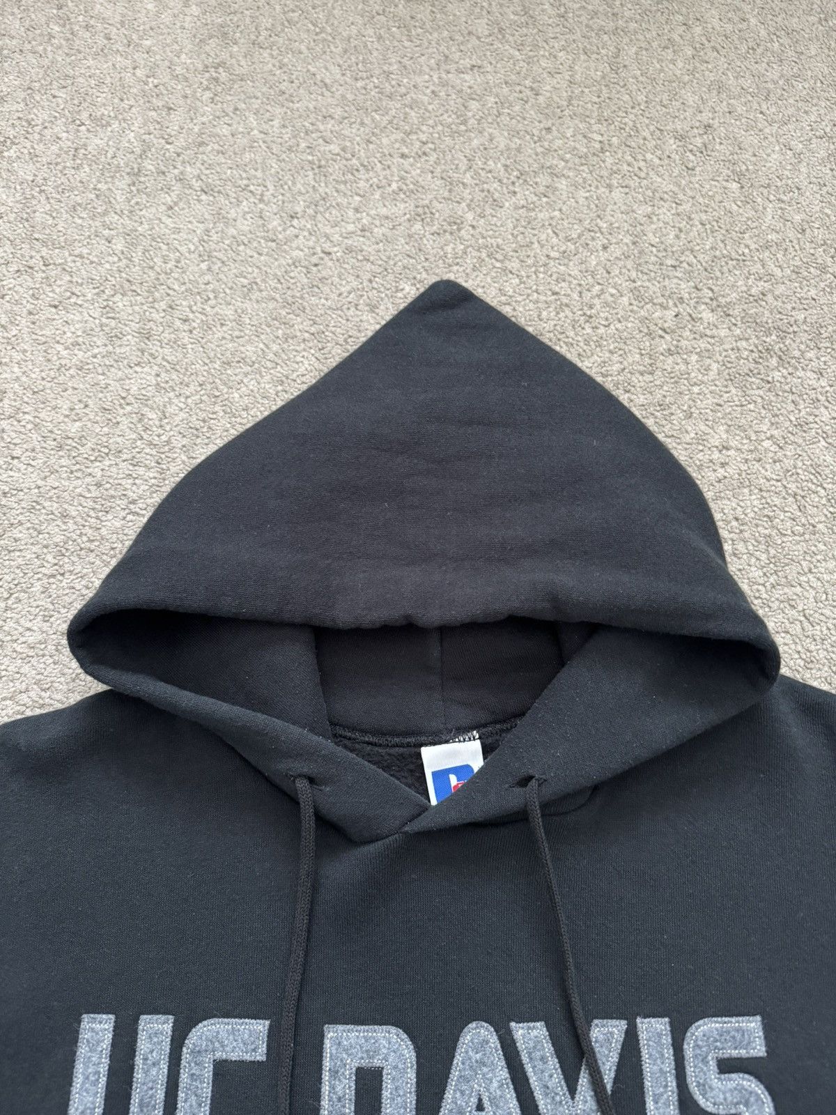 Russell Athletic 1990s Vintage UC Davis Logo Russell Pullover Hoodie Size US XL / EU 56 / 4 - 3 Thumbnail
