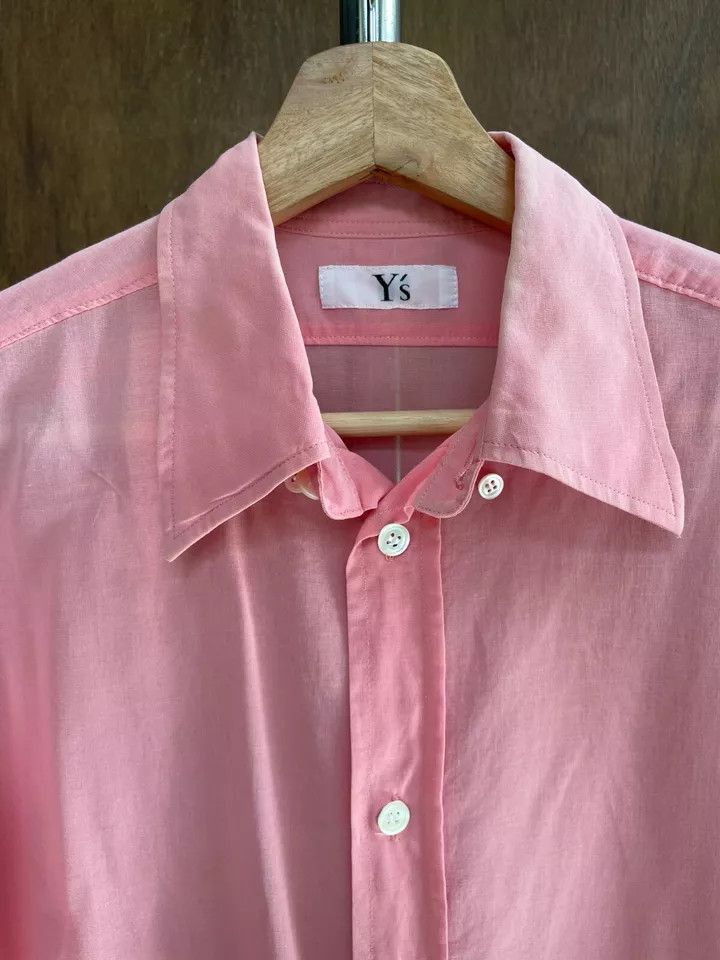 Yohji Yamamoto Y's Pink Shirt Size US M / EU 48-50 / 2 - 2 Thumbnail