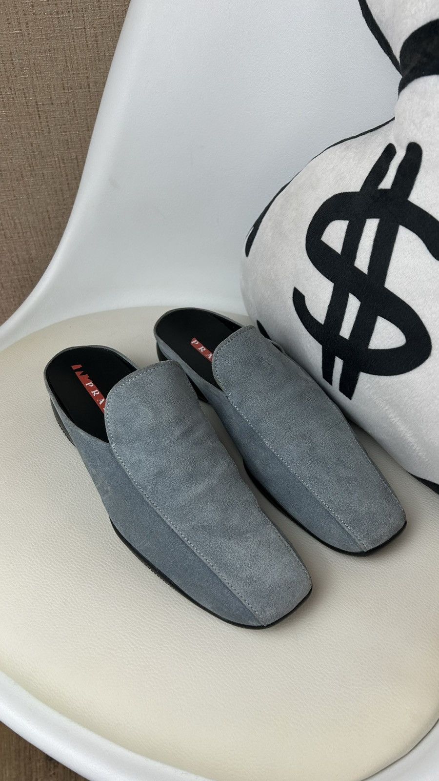 Prada × Vintage Prada mules size 39 Size US 9 / IT 39 - 1 Thumbnail
