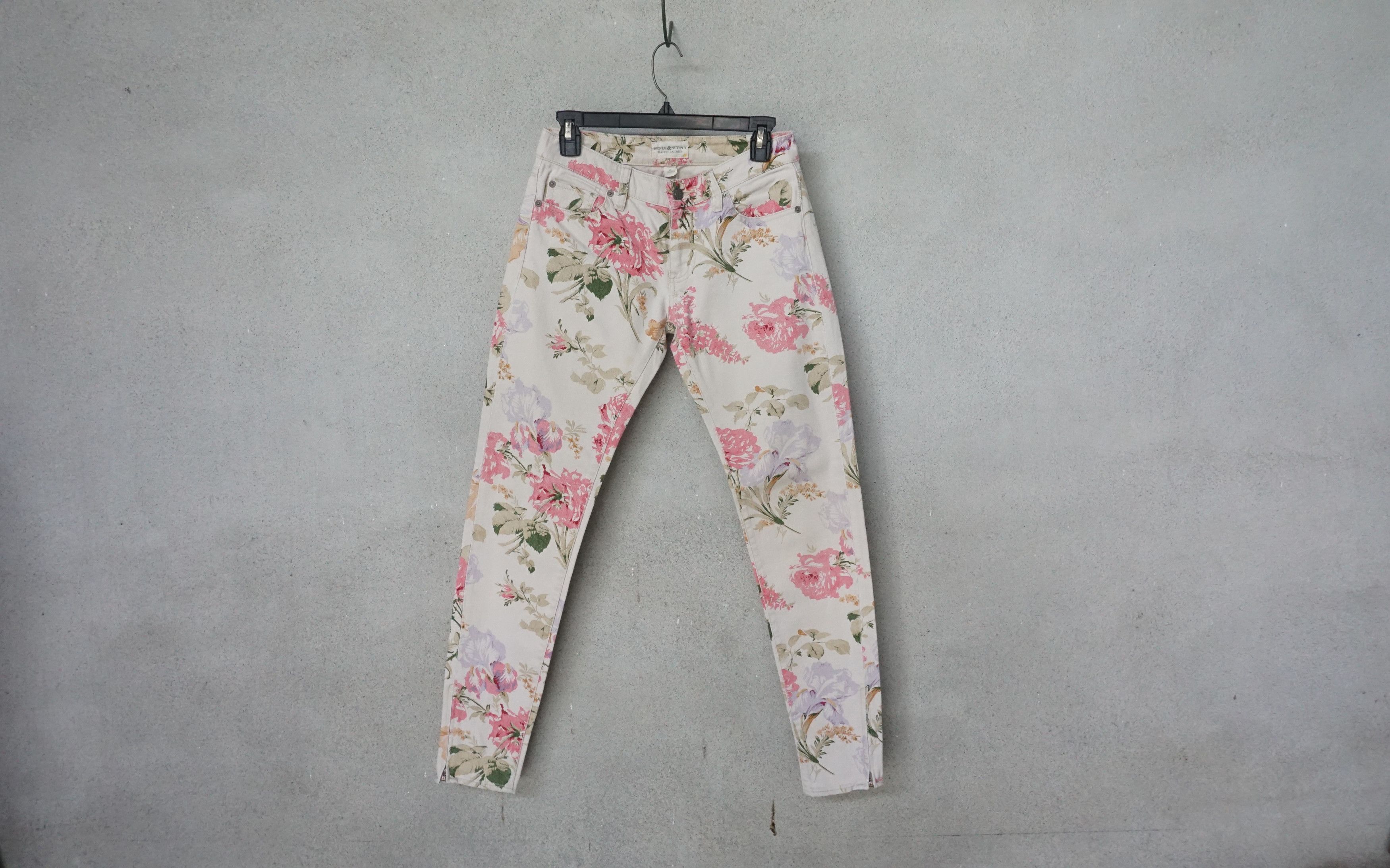 Denim & Supply Ralph Lauren Denim & Supply Ralph Lauren Full print Floral Jeans Size 27" / US 4 / IT 40 - 2 Thumbnail