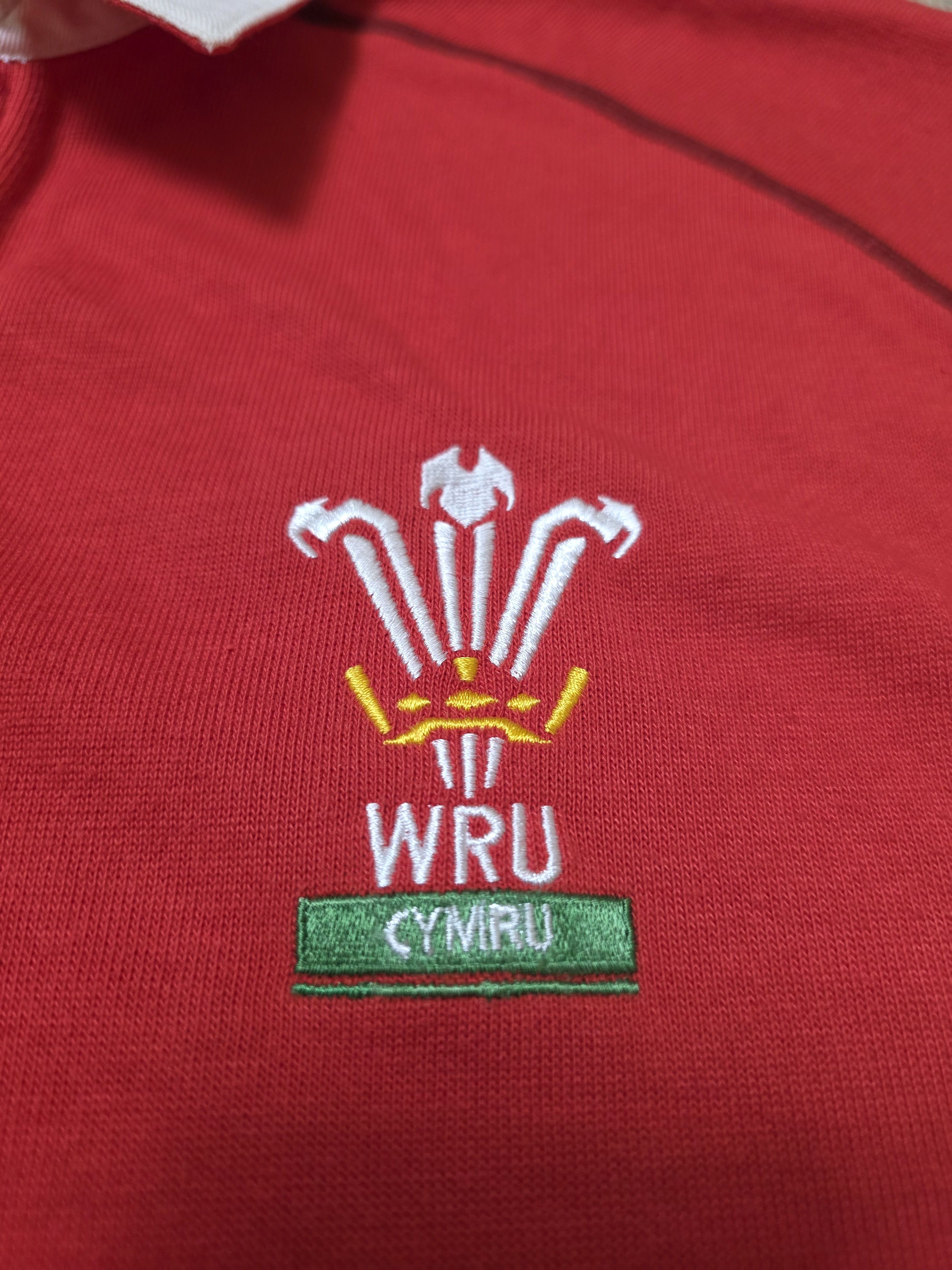 Reebok WALES RUGBY JERSEY VINTAGE 2003 WRU RUGBY SHIRT WORLD CUP Size US XL / EU 56 / 4 - 5 Thumbnail