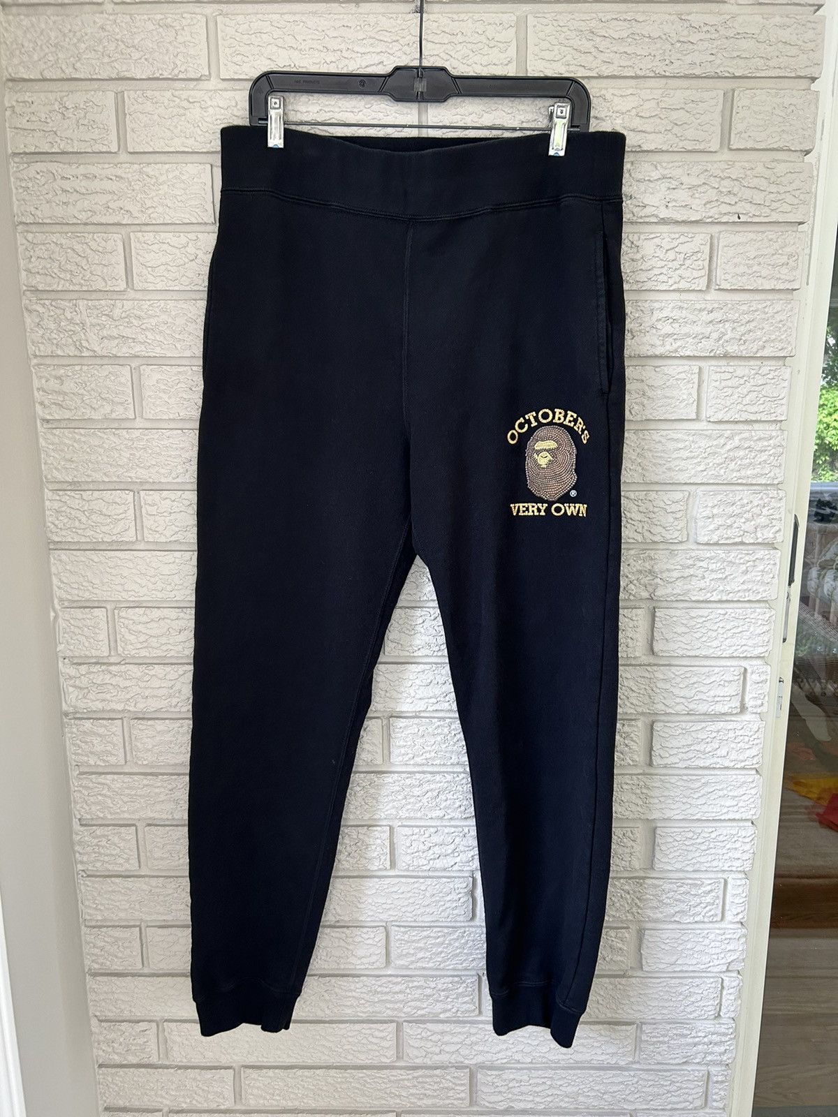 Bape × Octobers Very Own × Streetwear Bape OVO Slim Fit Sweatpants 