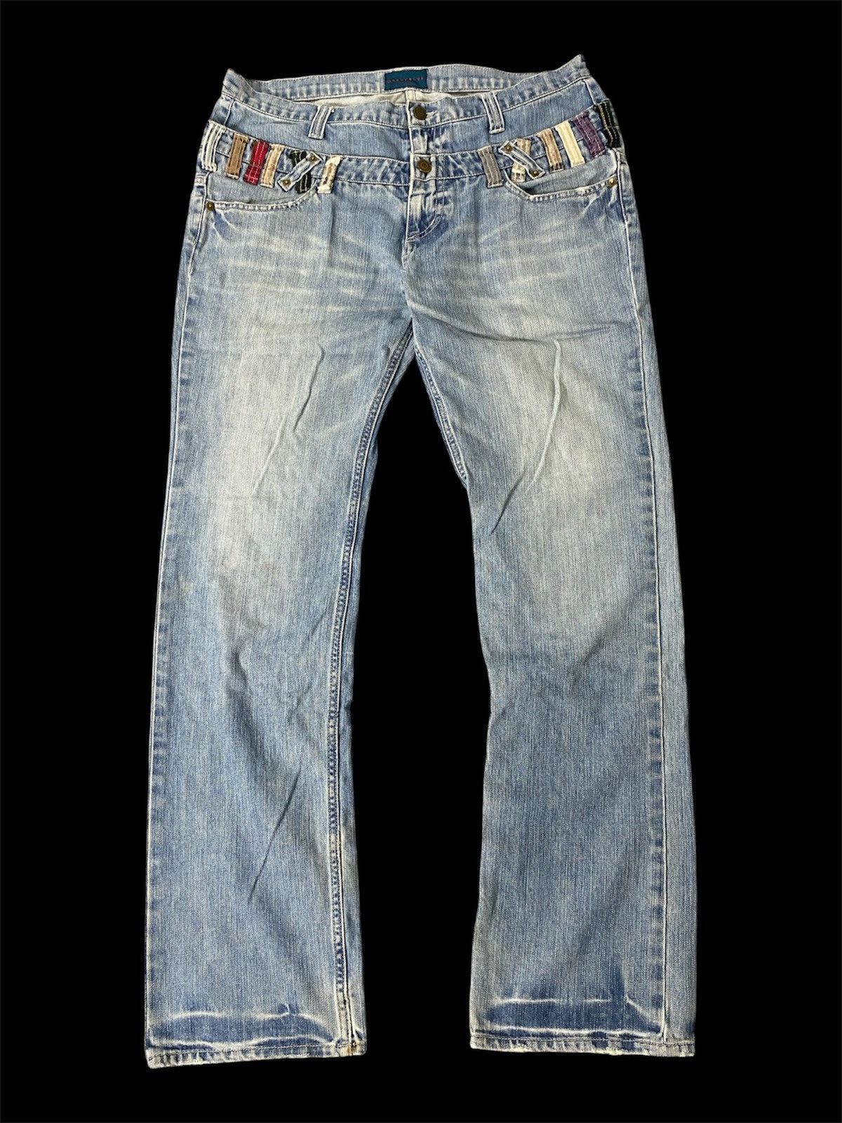 Hysteric Glamour double waist rageblue y2k jeans pant Size US 34 / EU 50 - 1 Thumbnail