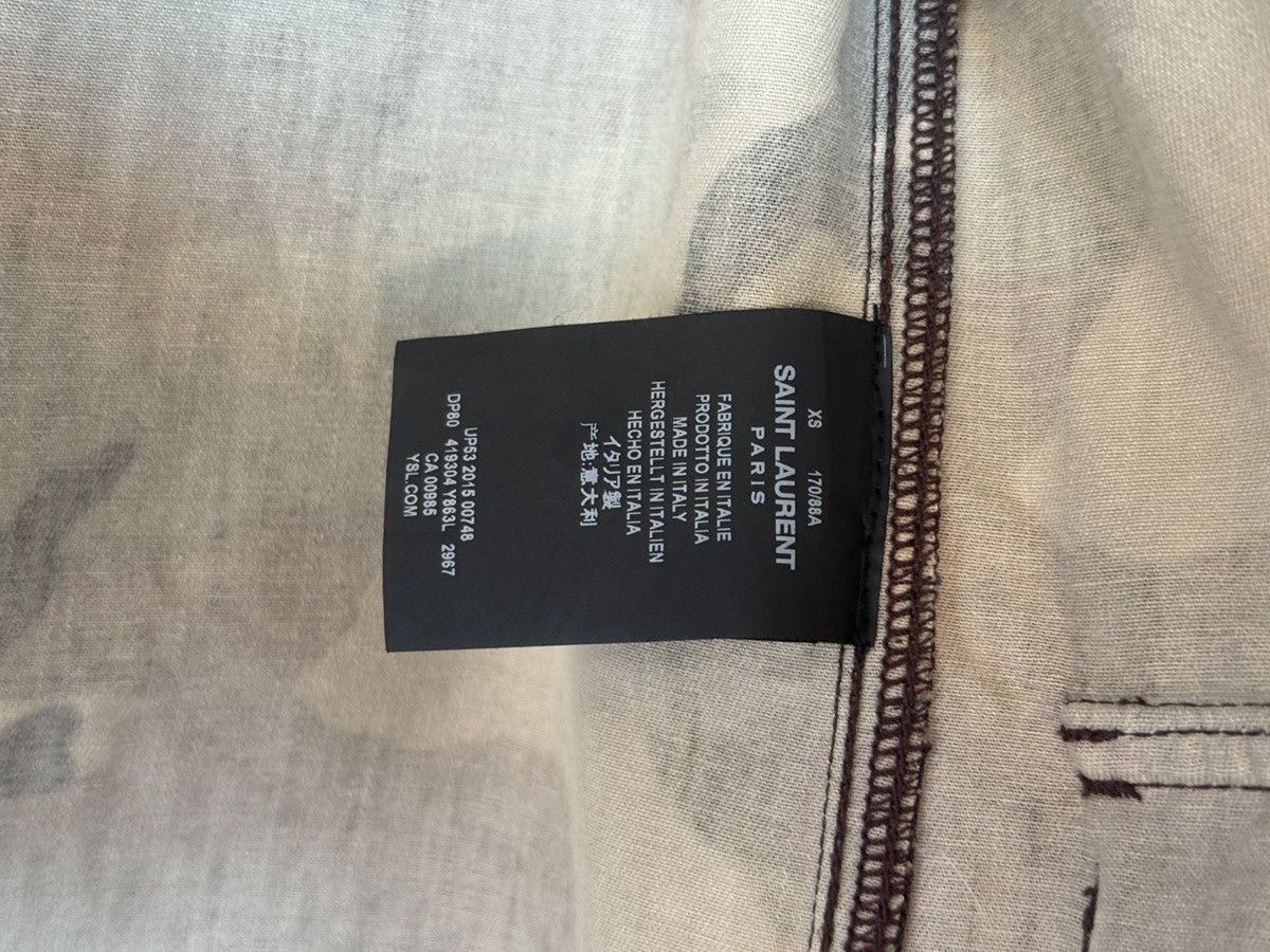Saint Laurent Paris Saint Laurent Camo Military Jacket SS16 Size US XS / EU 42 / 0 - 9 Thumbnail