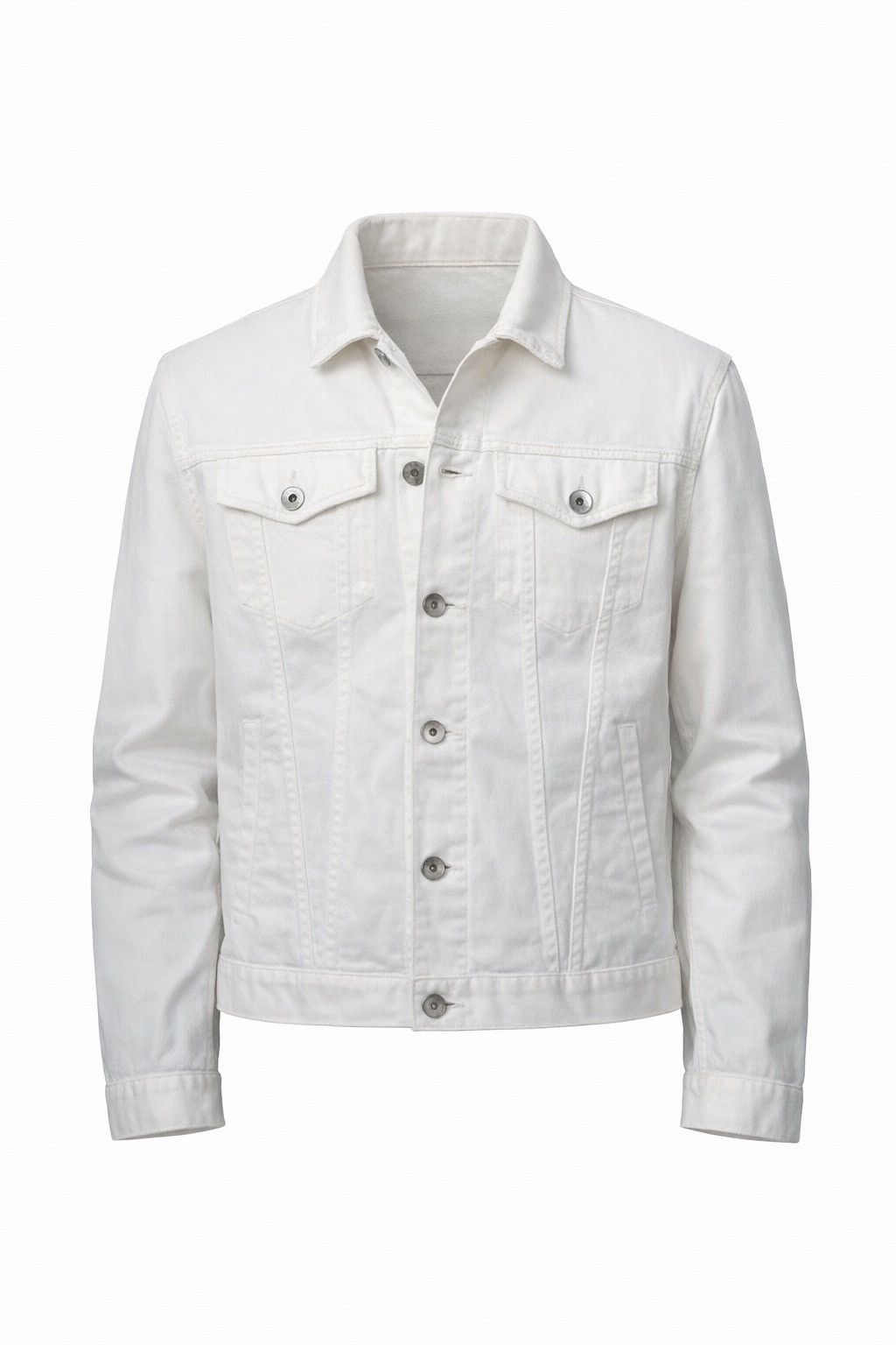 Brunello Cucinelli Brunello Cucinelli Denim Jacket, White 50 IT Size US M / EU 48-50 / 2 - 3 Thumbnail
