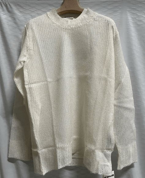 Jil Sander o1loc1c1124 Sweaters in White Size US M / EU 48-50 / 2 - 1 Thumbnail