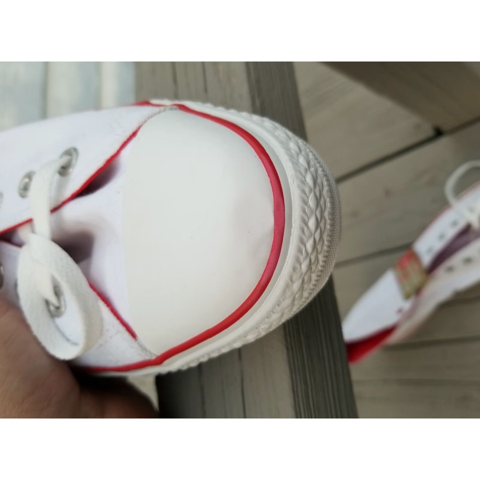 Converse Converse Chuck Taylor 70 High Top Sneakers Men’s 13 White Red Cap Toe Boom Box 2018 Modern Stars Size US 13 / EU 46 - 6 Thumbnail