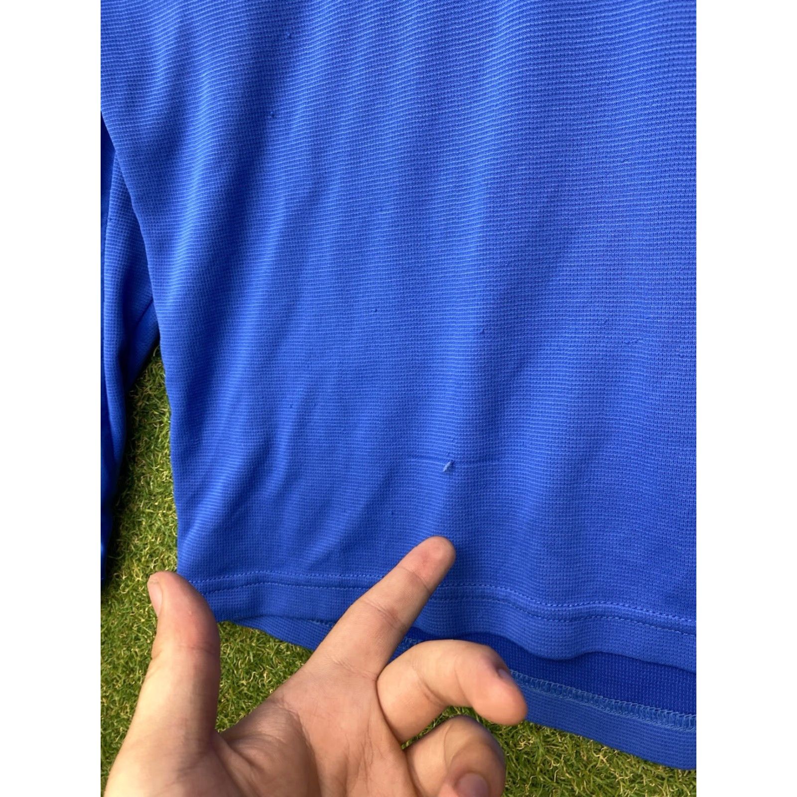 Patagonia VINTAGE Patagonia Long Sleeve Shirt Mens M Blue Outdoor Capilene Logo Embroidered 90s Hiking Weather Warm Winter Spring Summer Fall Size US M / EU 48-50 / 2 - 2 Thumbnail