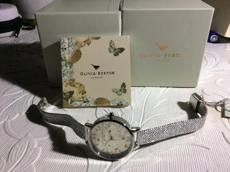 Designer Olivia silver ladies dial mesh stainless steel watch Size ONE SIZE - 2 Thumbnail