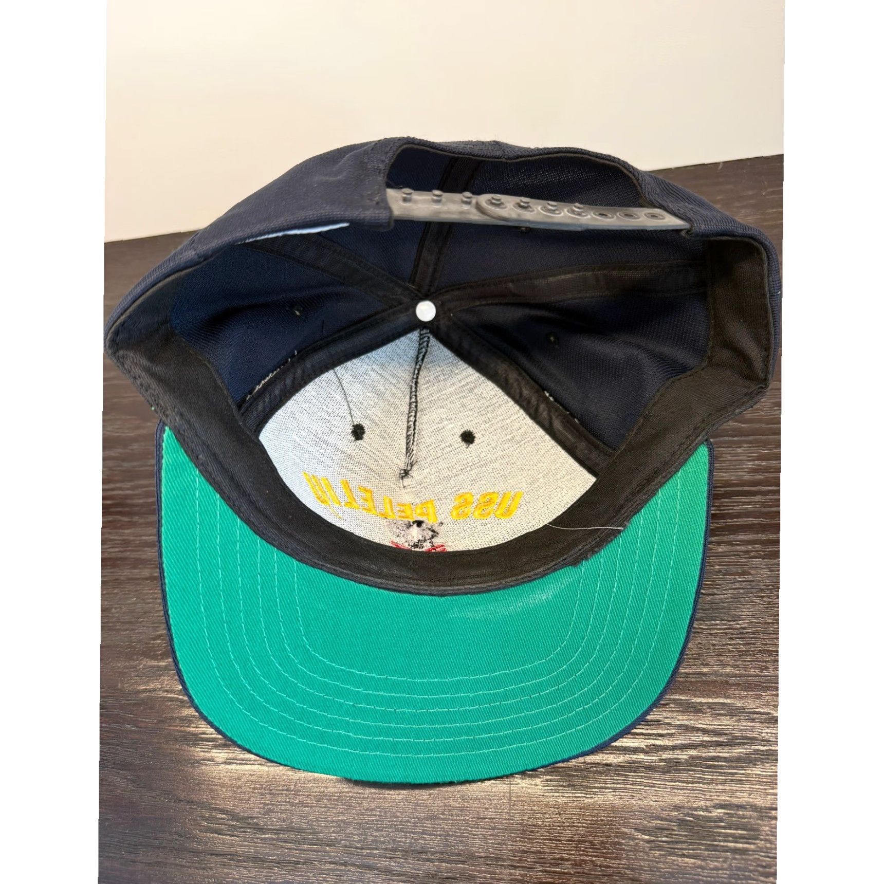 Vintage VINTAGE USS Peleliu LHA-5 Hat California Headwear Navy Blue Snapback Made in USA Size ONE SIZE - 6 Thumbnail