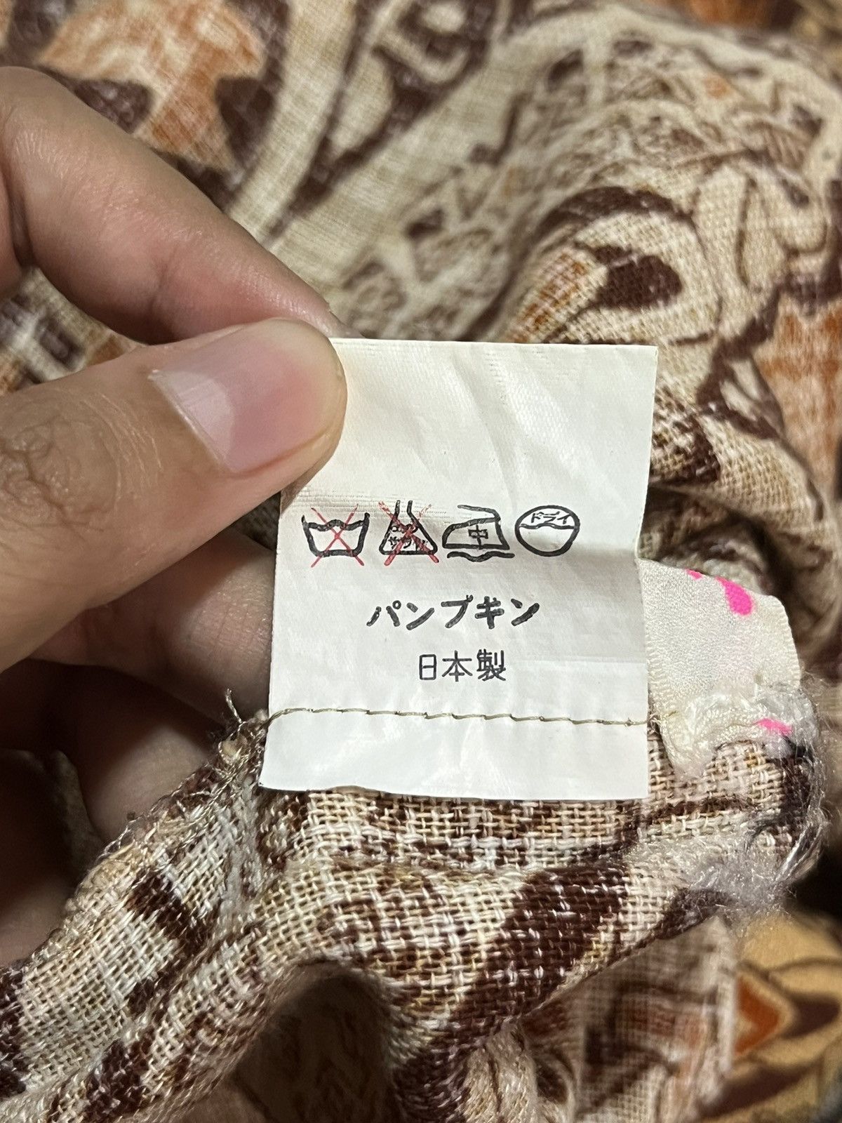 Japanese Brand × Vintage Vintage full print abstract paisley pattern cotton blouse Size M / US 6-8 / IT 42-44 - 5 Thumbnail