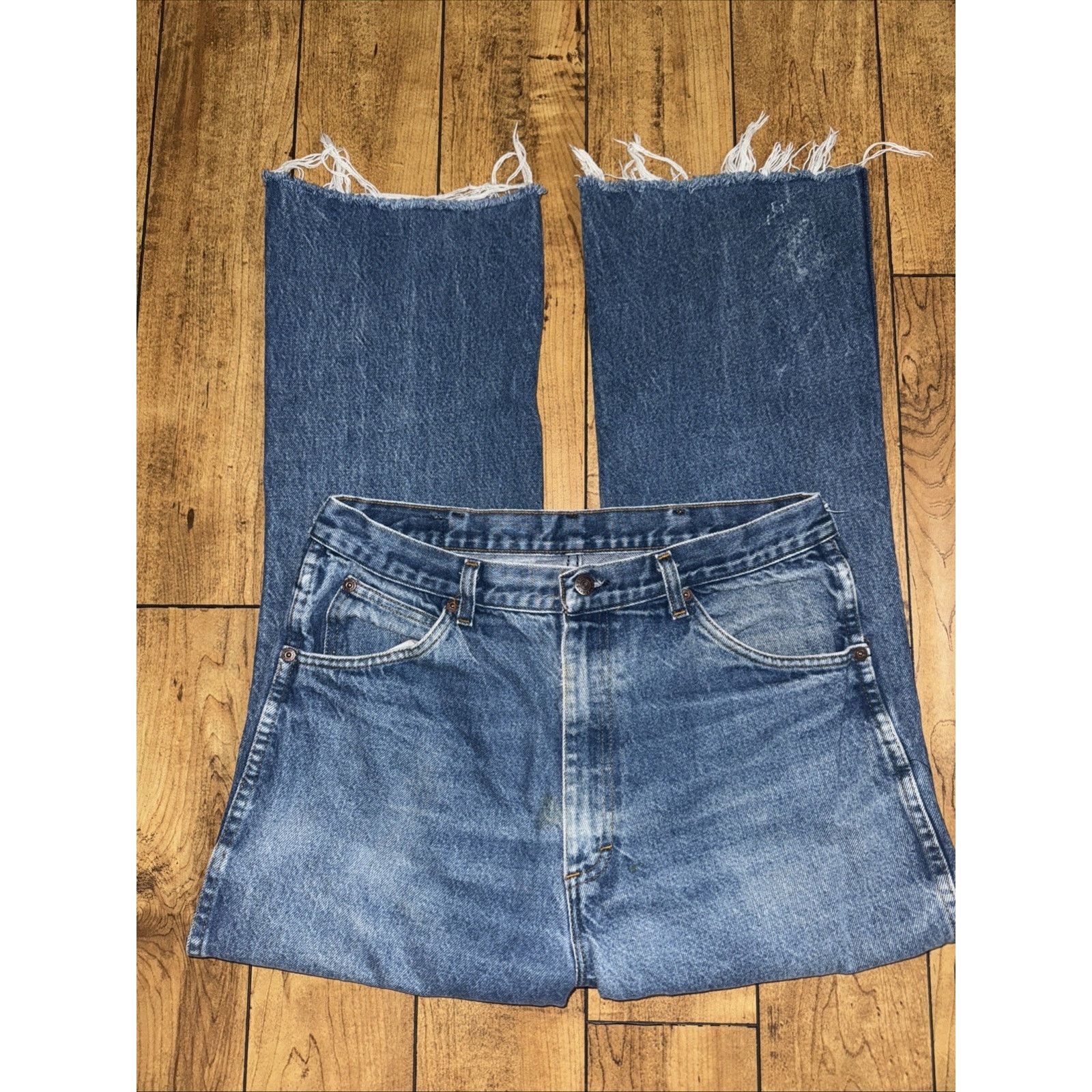 Sears Vintage Sears Roebucks Jeans 32x28 Blue Distressed Workwear Size US 32 / EU 48 - 5 Thumbnail