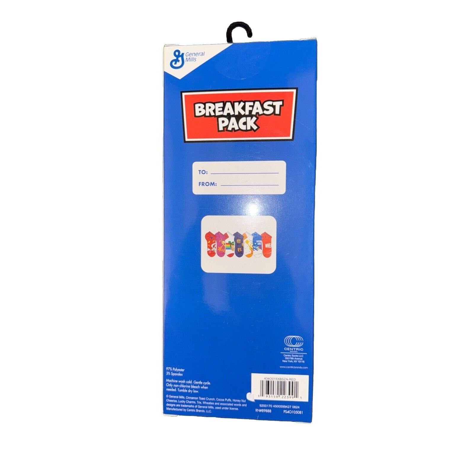 The Unbranded Brand General Mills Cereal No Show Socks Cheerios Cocoa Puffs Gift Size ONE SIZE - 4 Thumbnail