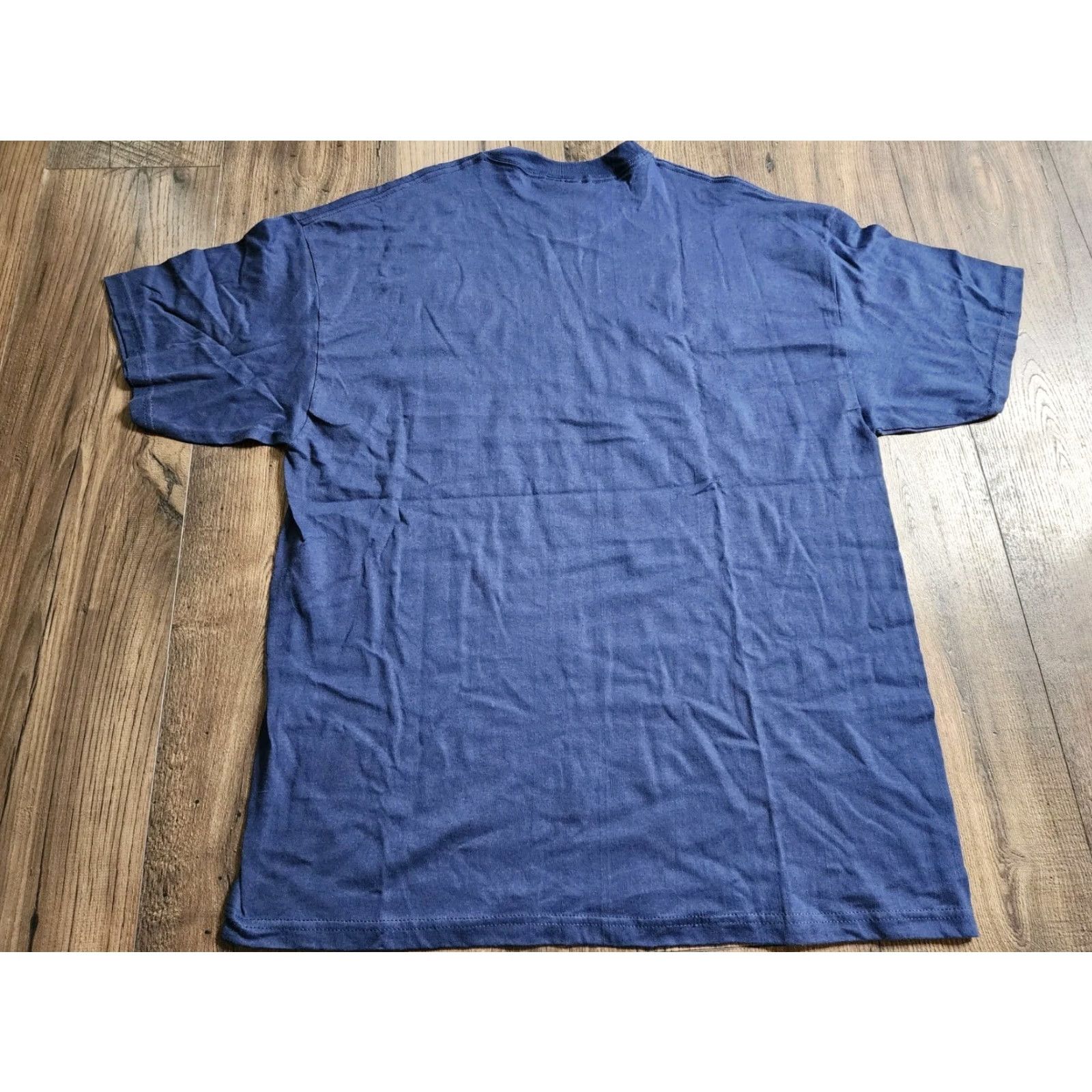 Hanes VINTAGE Austin Texas Skyline Gold Foil Travel Destination T Shirt Mens XL Blue 90s Size US XL / EU 56 / 4 - 6 Thumbnail