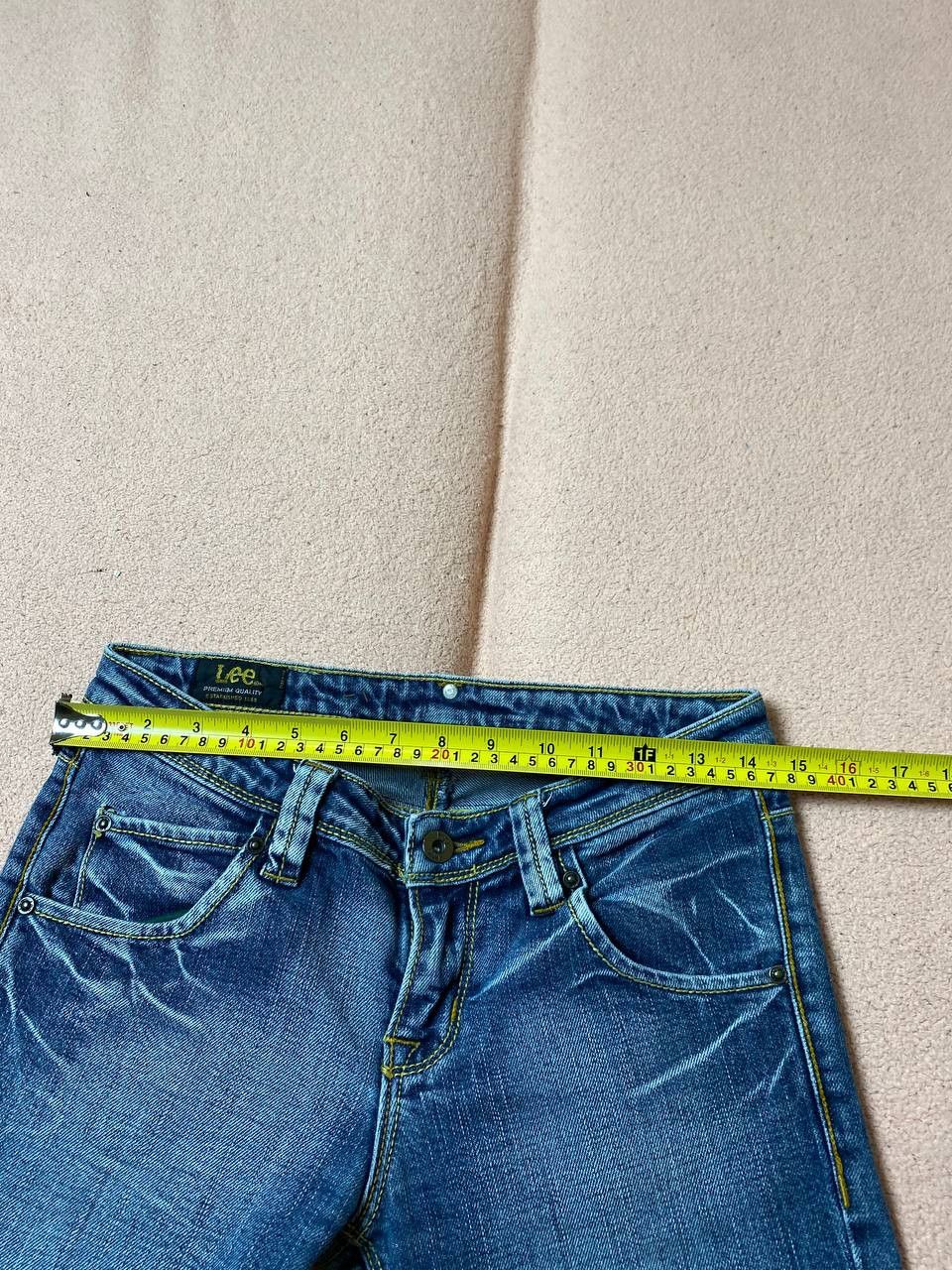 Japanese Brand × Lee Vintage 90's Lee Denim Blue Jeans Faded Distressed Size 27" / US 4 / IT 40 - 13 Thumbnail