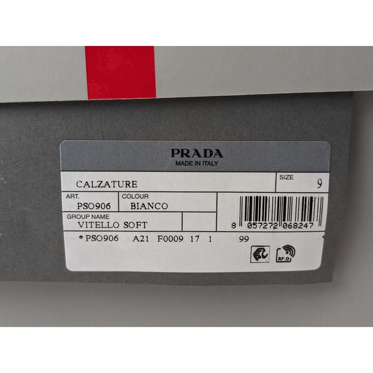Prada o1rshd1 Cup Low-Top Sneakers in Bianco Size US 10 / EU 43 - 23 Thumbnail