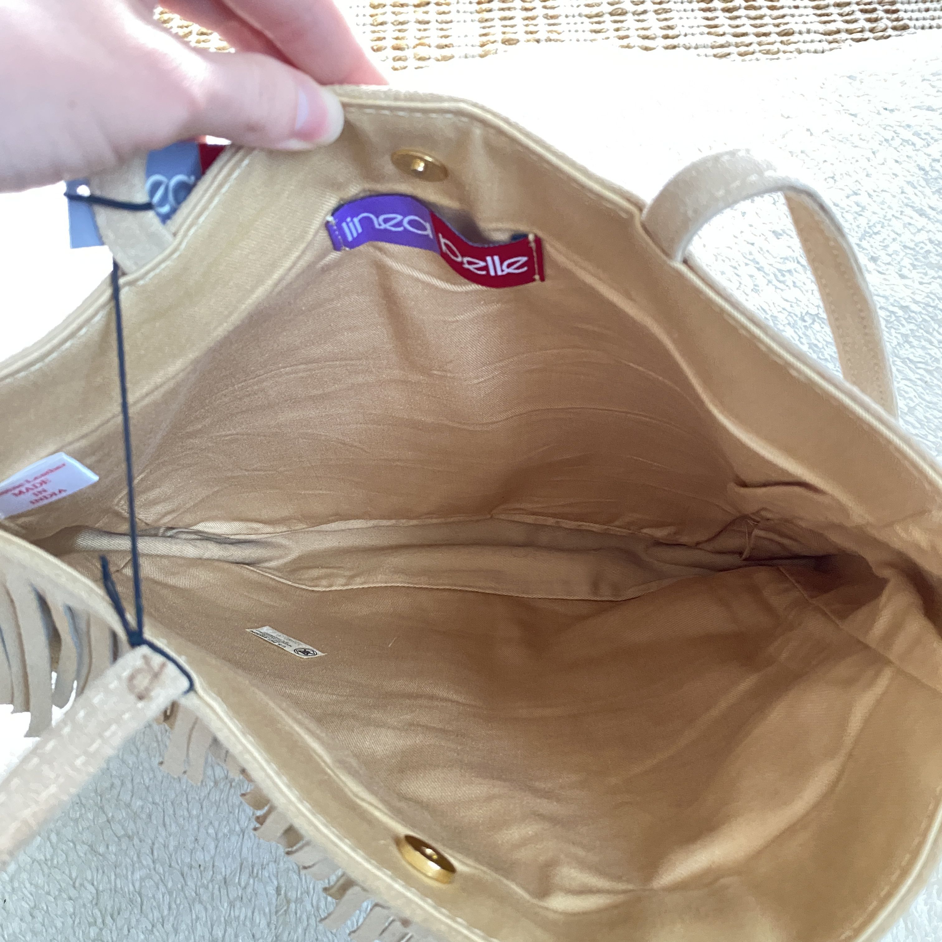 Other Hand-Burned Suede Tote Bag – One-of-One Custom Design Size ONE SIZE - 9 Thumbnail