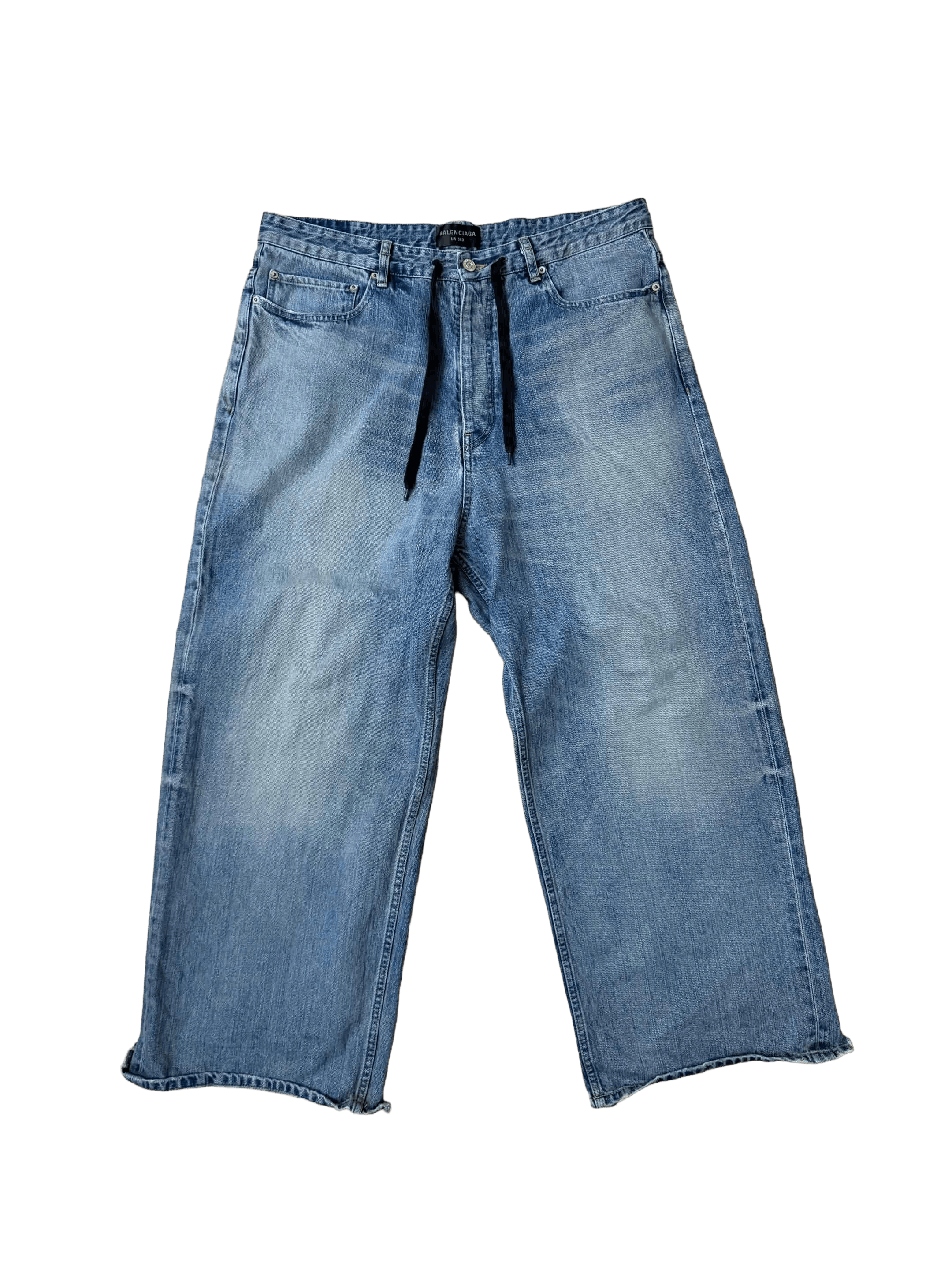 Balenciaga AW23 Balenciaga Drawstring Jeans Size US 36 / EU 52 - 1 Thumbnail