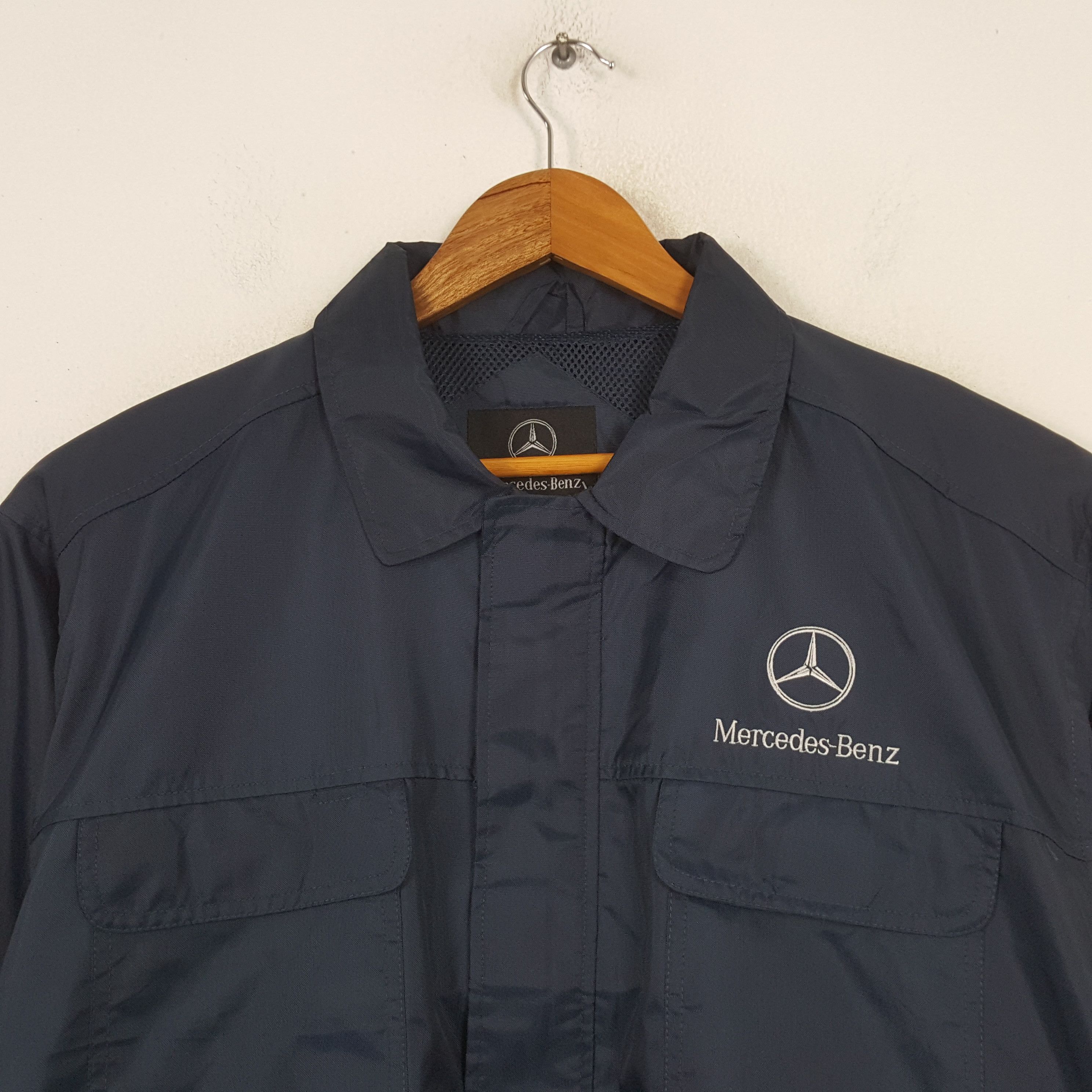 Mercedes-Benz Vintage Mercedes Benz Luxury Motorsport Racing Jacket RR10 Size US XL / EU 56 / 4 - 4 Thumbnail