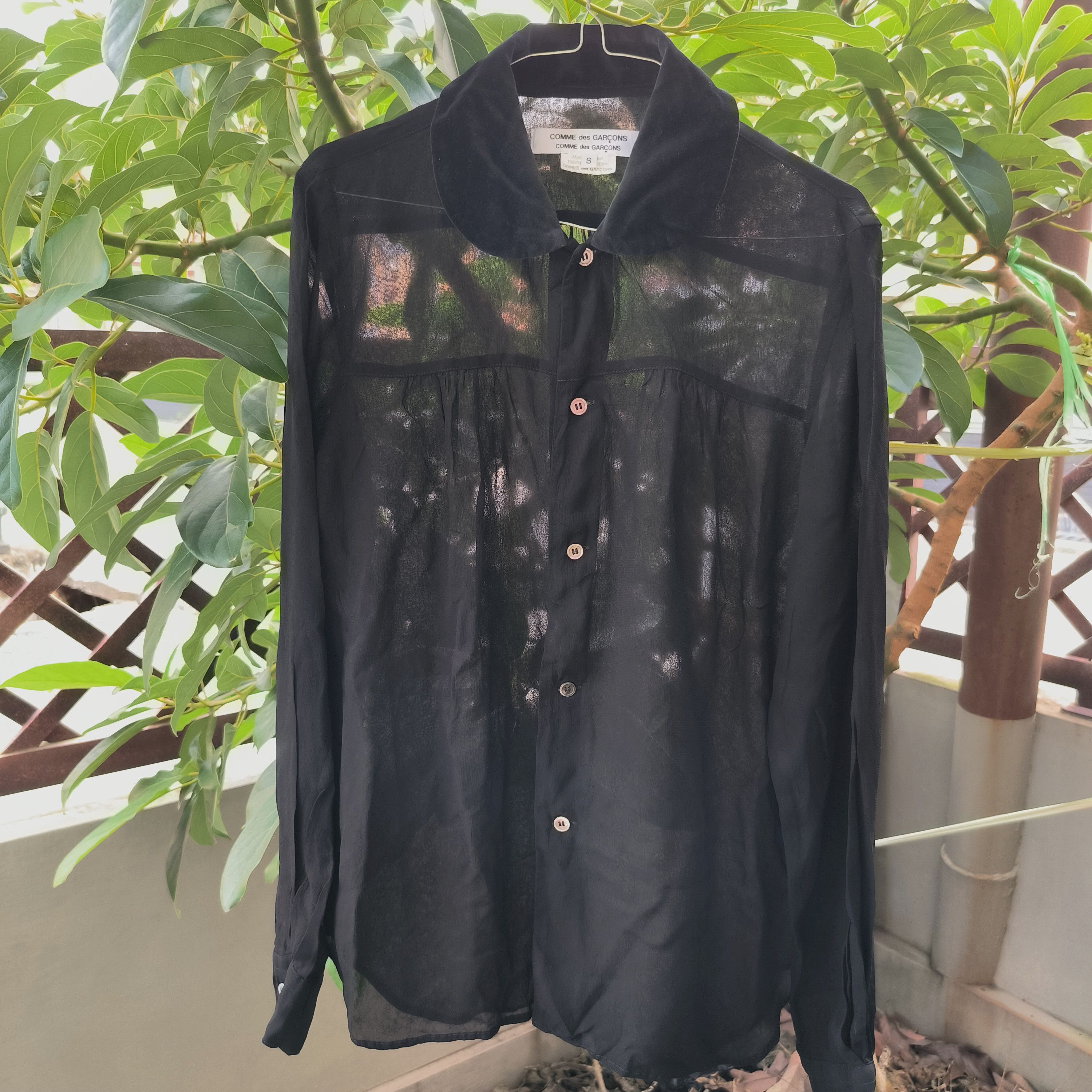 Comme des Garcons Comme des garcons Mesh Button Shirt Size S / US 4 / IT 40 - 1 Thumbnail