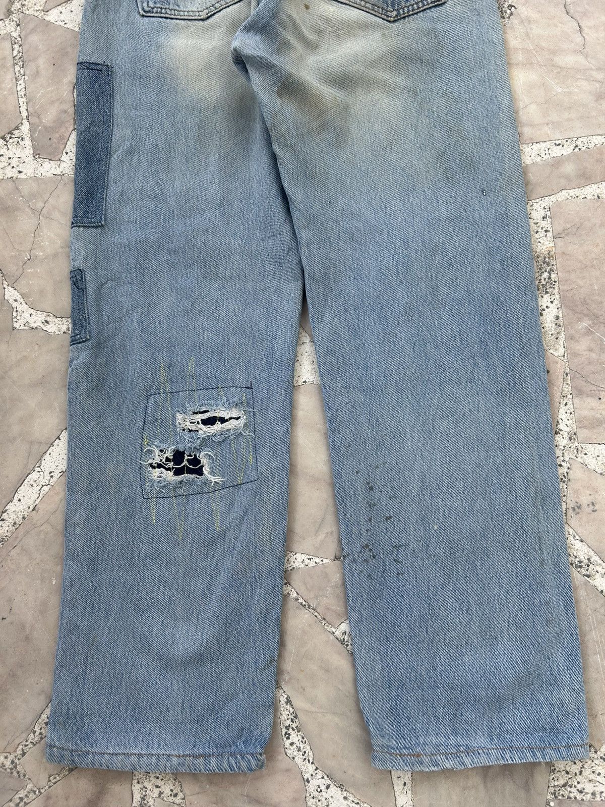Levi's Levis 501 Patchwork Denim Size US 30 / EU 46 - 10 Thumbnail