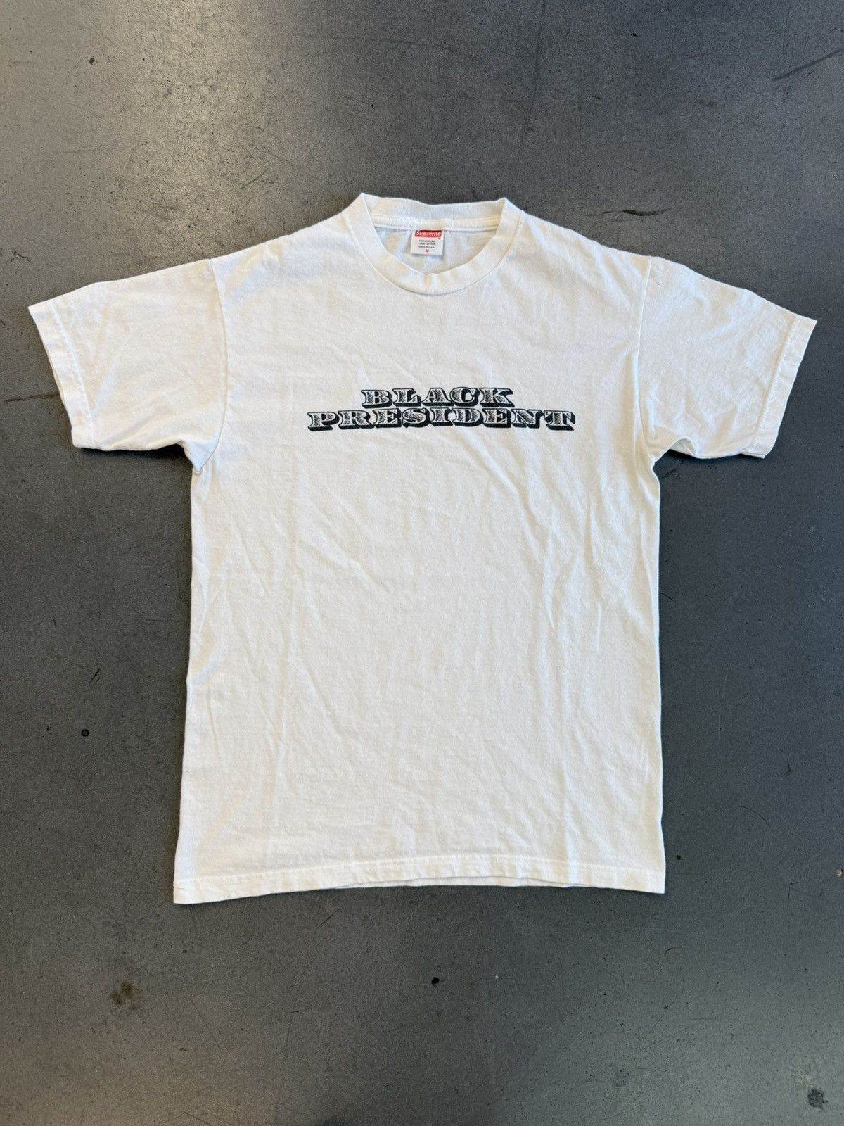 Supreme FW09 Supreme Black President Tee Size US M / EU 48-50 / 2 - 1 Thumbnail