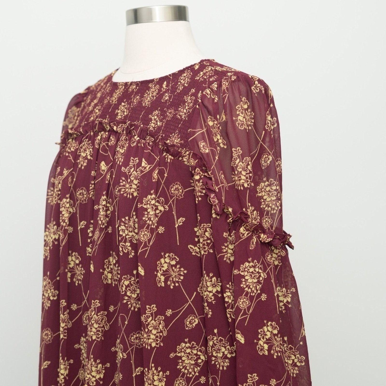 Cinq a Sept Cinq A Sept. Zola Chiffon Shift Dress. Size S / US 4 / IT 40 - 13 Thumbnail