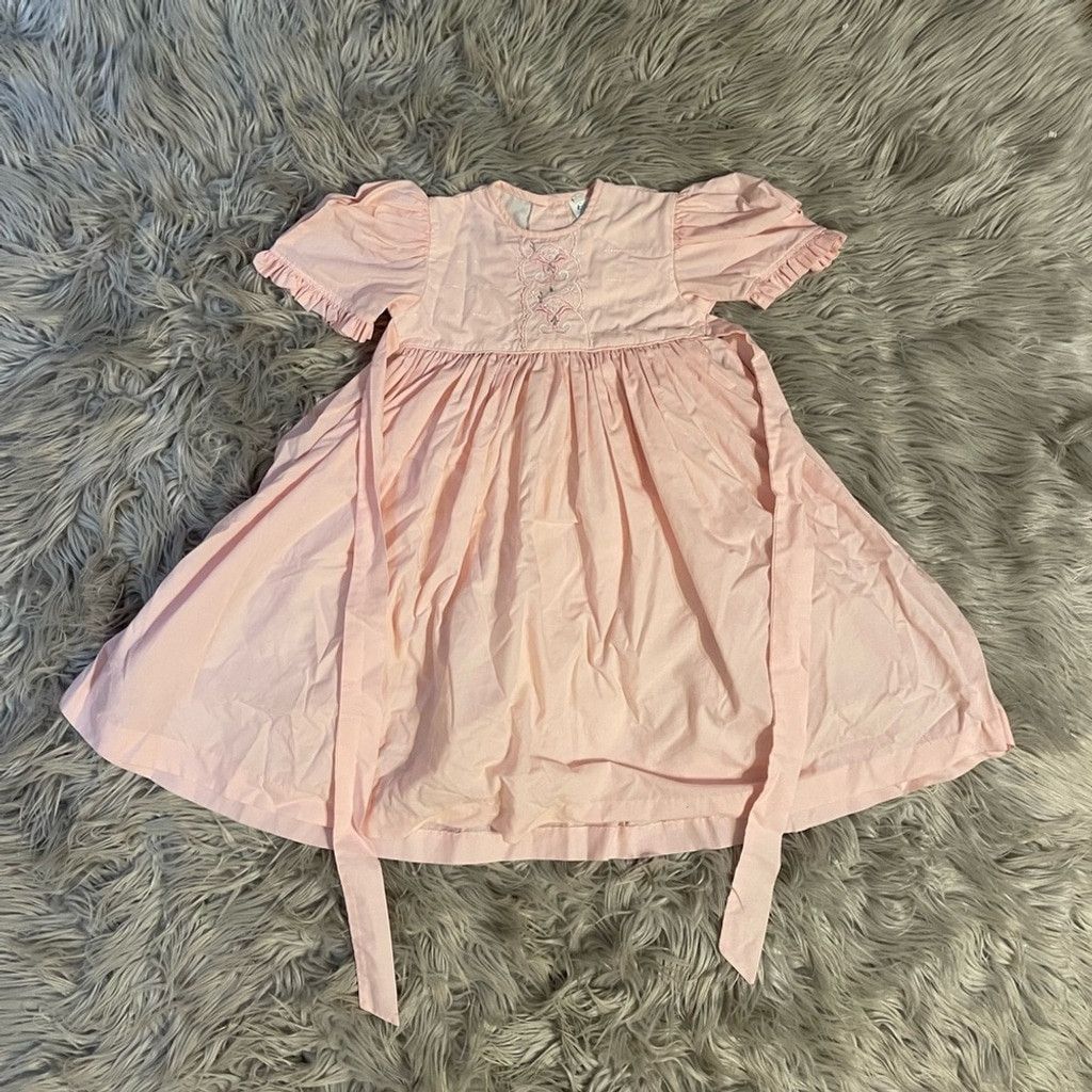 Narcotic GDC Pink Embroidered floral girls Dress size 4 Size S / US 4 / IT 40 - 1 Thumbnail