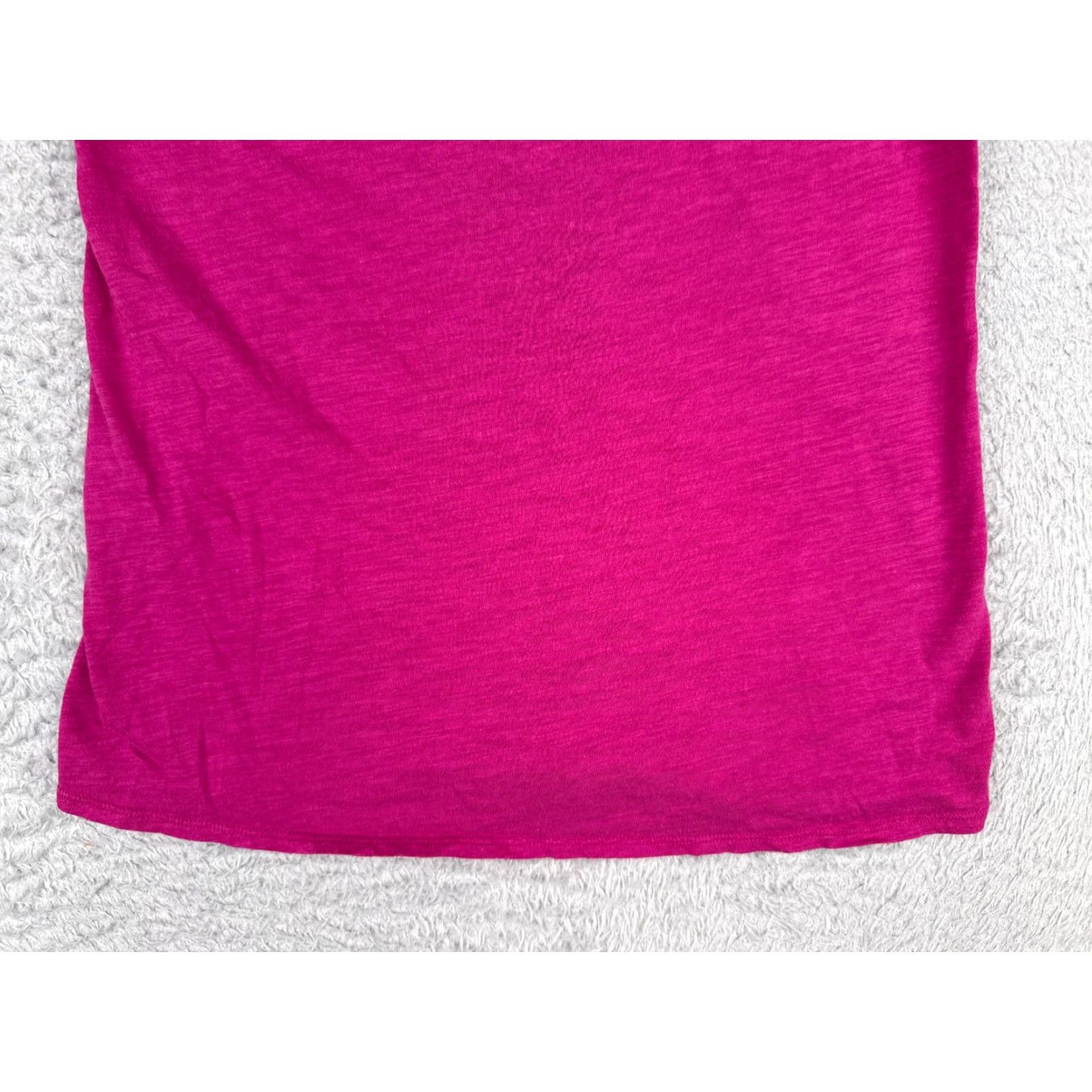 Vintage Shirt Women Medium Pink Tank Sleeveless Scoop Neck Cotton Modal Blend Size M / US 6-8 / IT 42-44 - 5 Thumbnail
